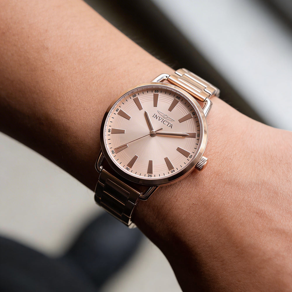 Reloj Invicta Wildflower 48330 para mujer, de cuarzo, oro rosa y acero inoxidable, 38 mm