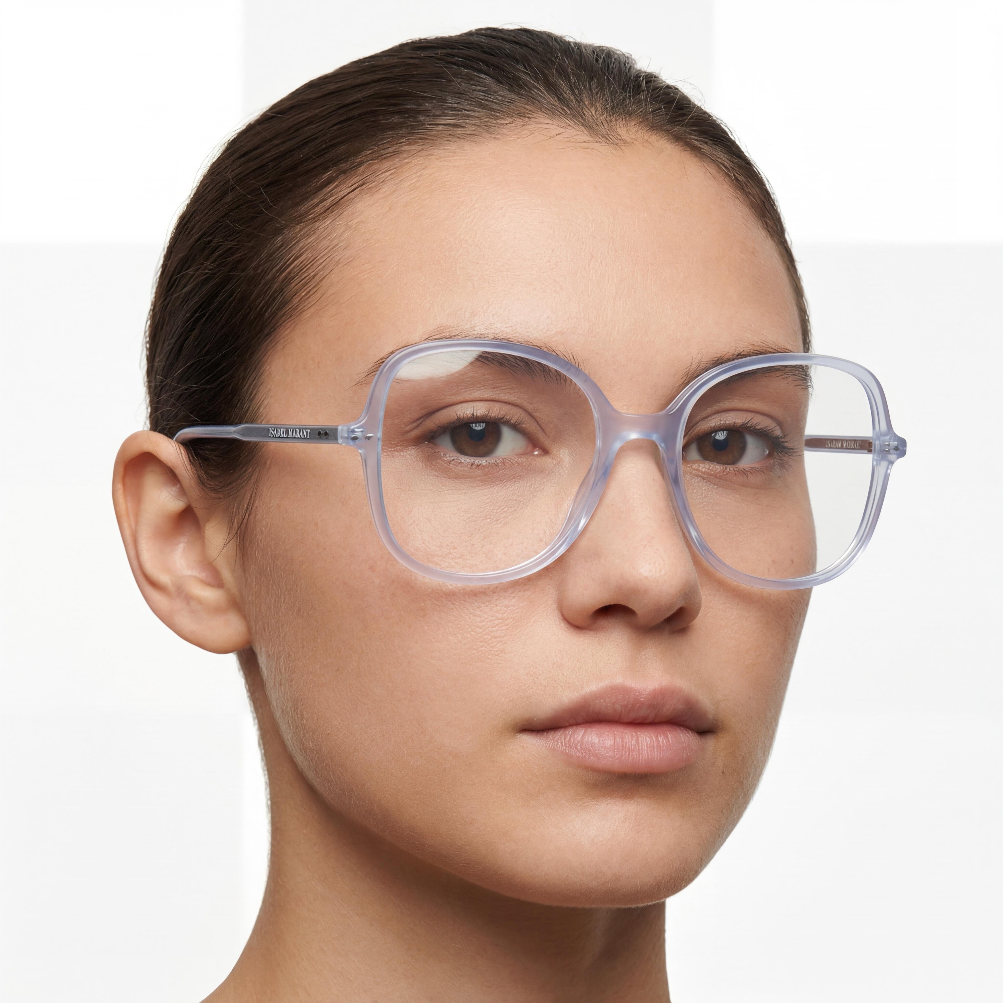 Isabel Marant Modern Unisex Azure Acetate Frame Non-Polarized Polycarbonate Lens Sunglasses 54mm, Photo 4