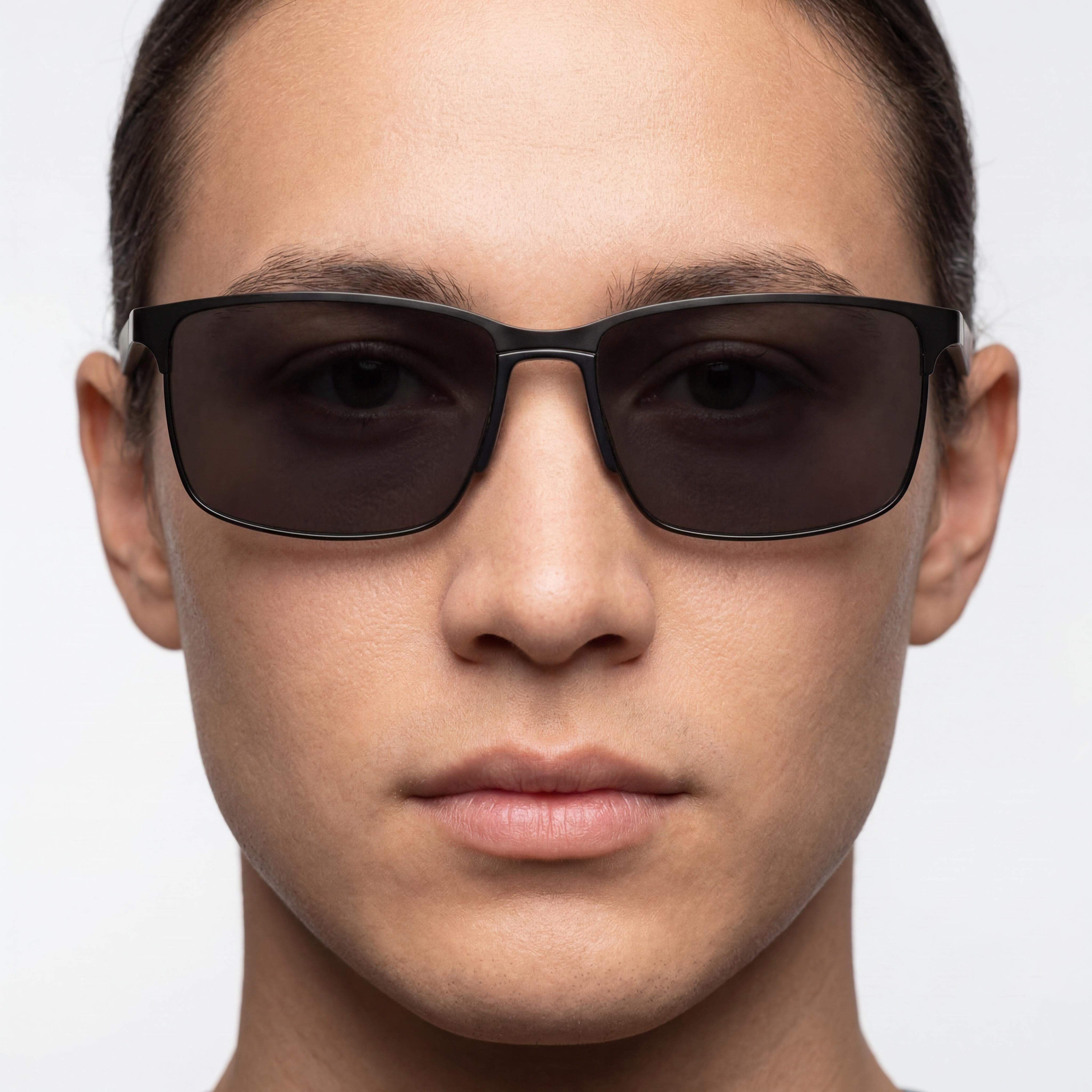 Chesterfield Classic Unisex Eyewear featuring a Metal Frame and Grey Polycarbonate Lenses, Size 60-16-150, Photo 4