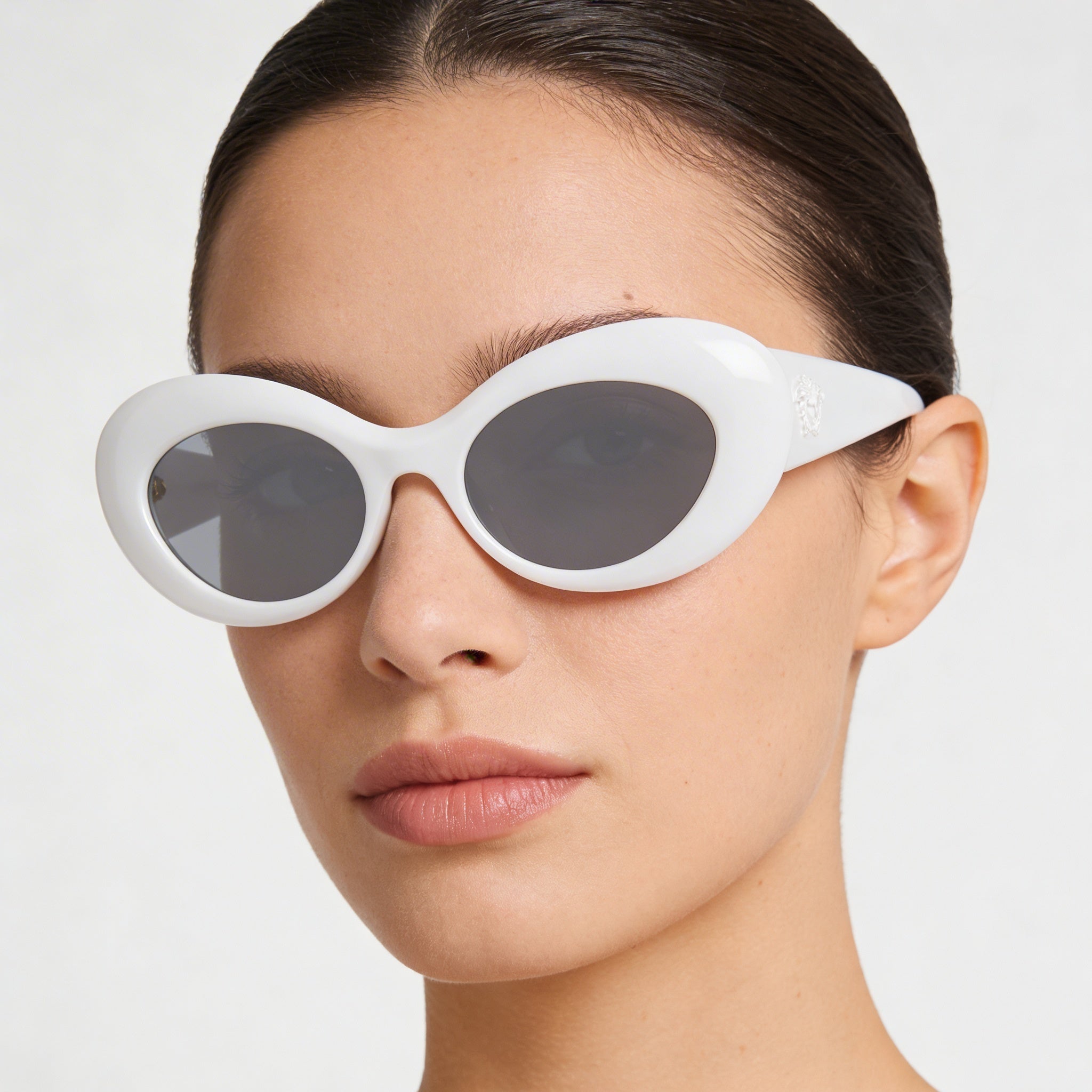 Gafas de sol Versace Ve 4456u para mujer con montura de policarbonato multicolor y lentes de policarbonato gris 52-19-140, Photo 4