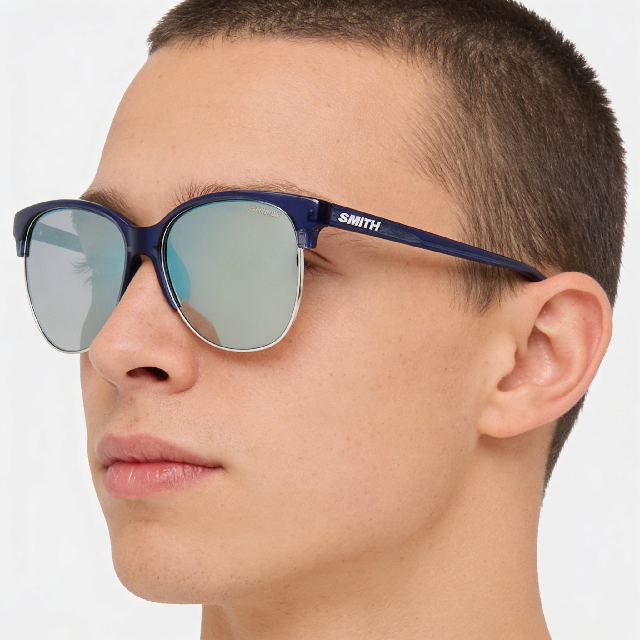 SMITH Rebel Chromapop Unisex Carbon Fibre Non-Polarized UV Protection Sunglasses 58mm Crystal Sapphire, Photo 5