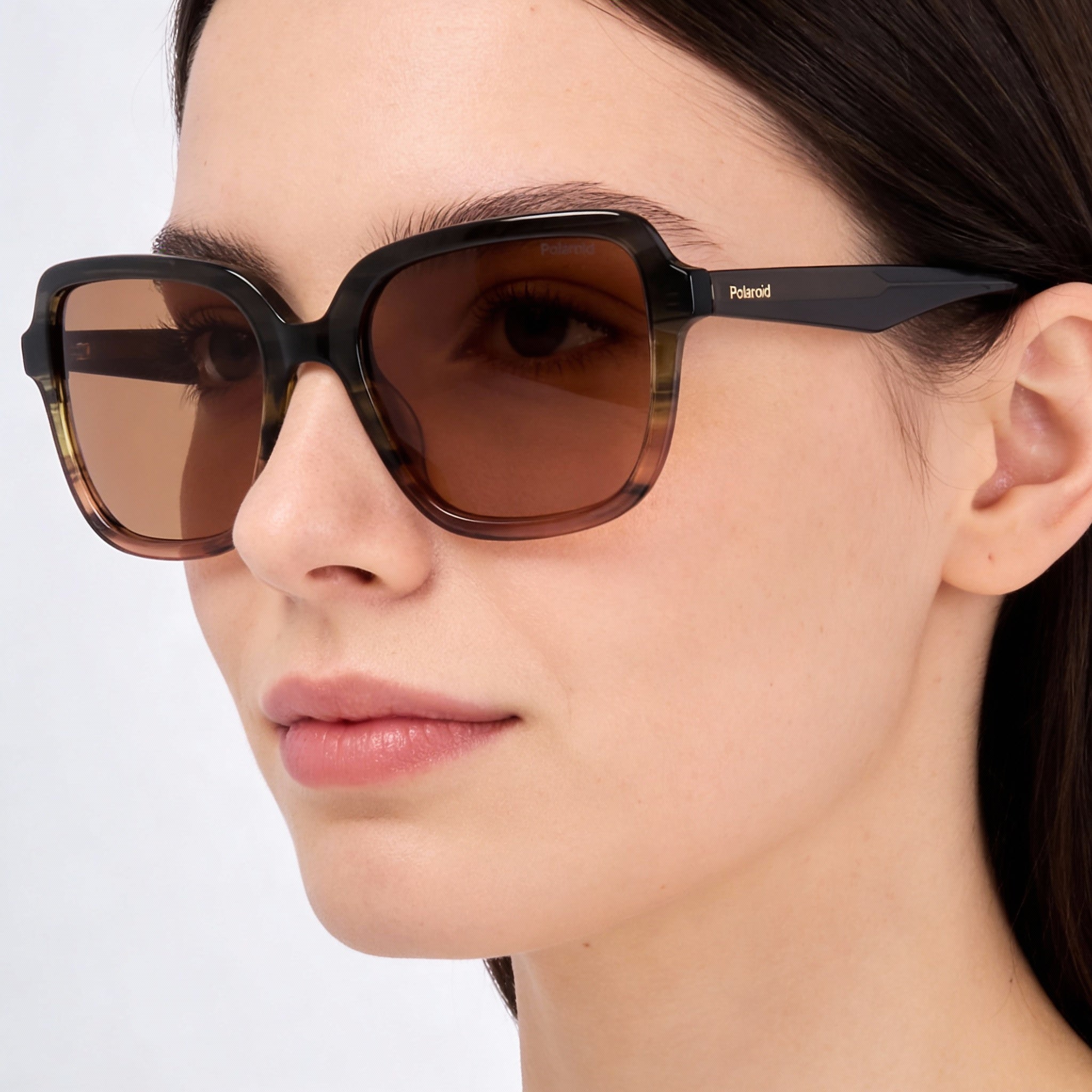 Polaroid Pld 4095/S/X Women's Plastic Gray Orange Frame Copper Polarized UV Protection Sunglasses 53mm, Photo 4