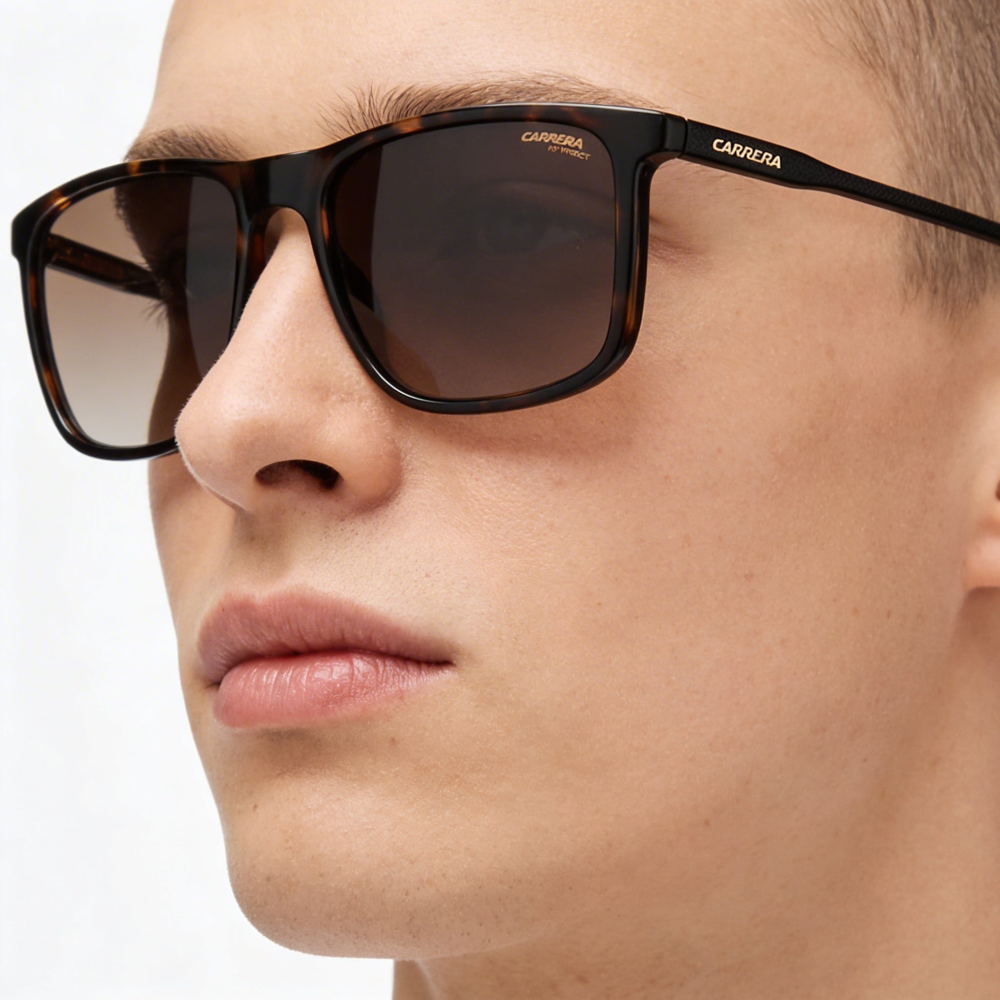 Carrera CARRERA 231/S Unisex Brown Polyamide Non-Polarized Brown Gradient UV Protection Sunglasses 55mm, Photo 5