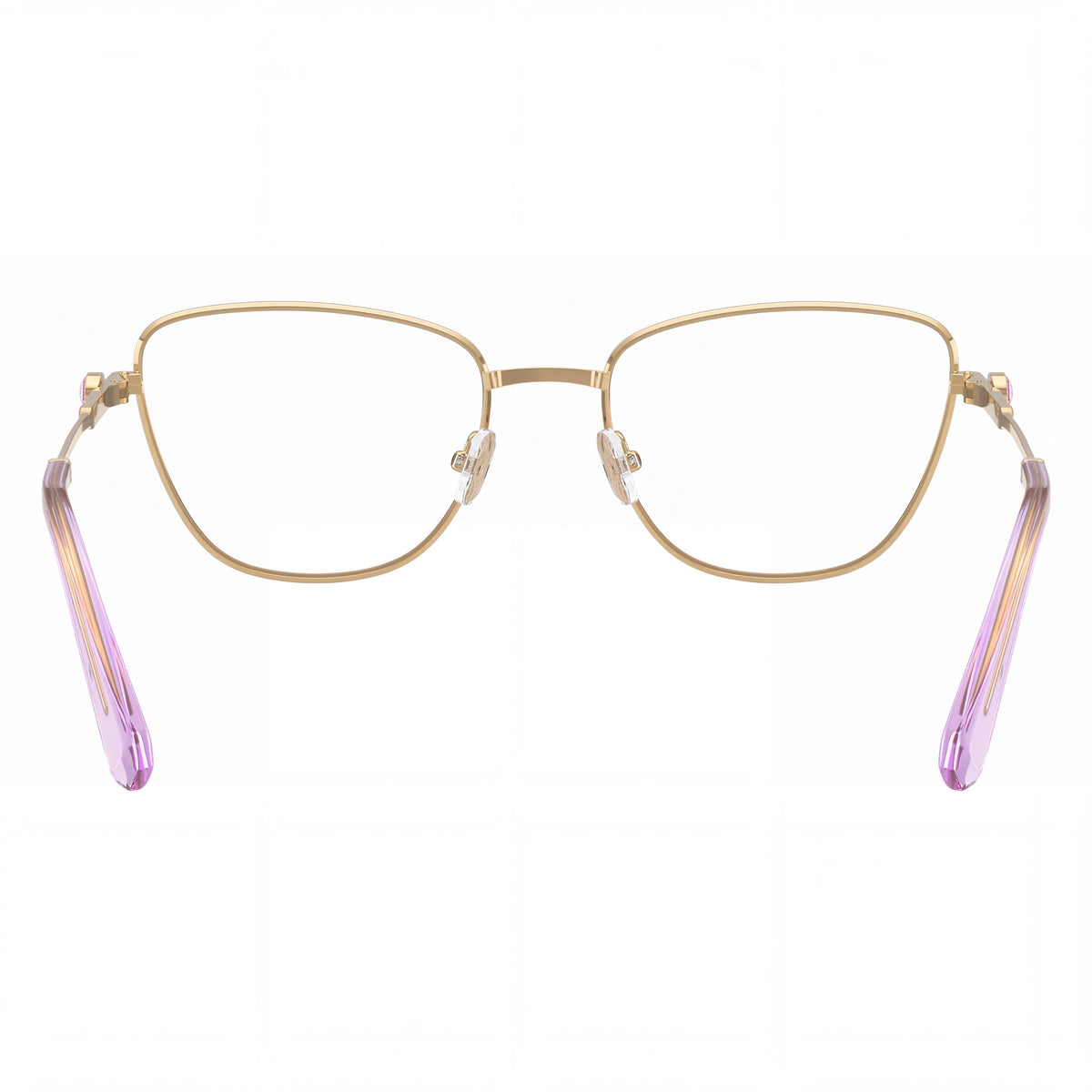 Swarovski Sk1018 Women's Cat Eye Metal Gold Eyeglasses 55mm, Photo 4