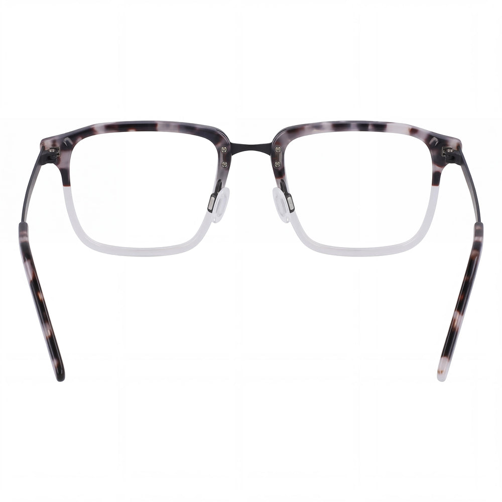 Gafas Flexon B2037 para mujer con montura metálica color oliva brillante y lente de 55 mm de ancho