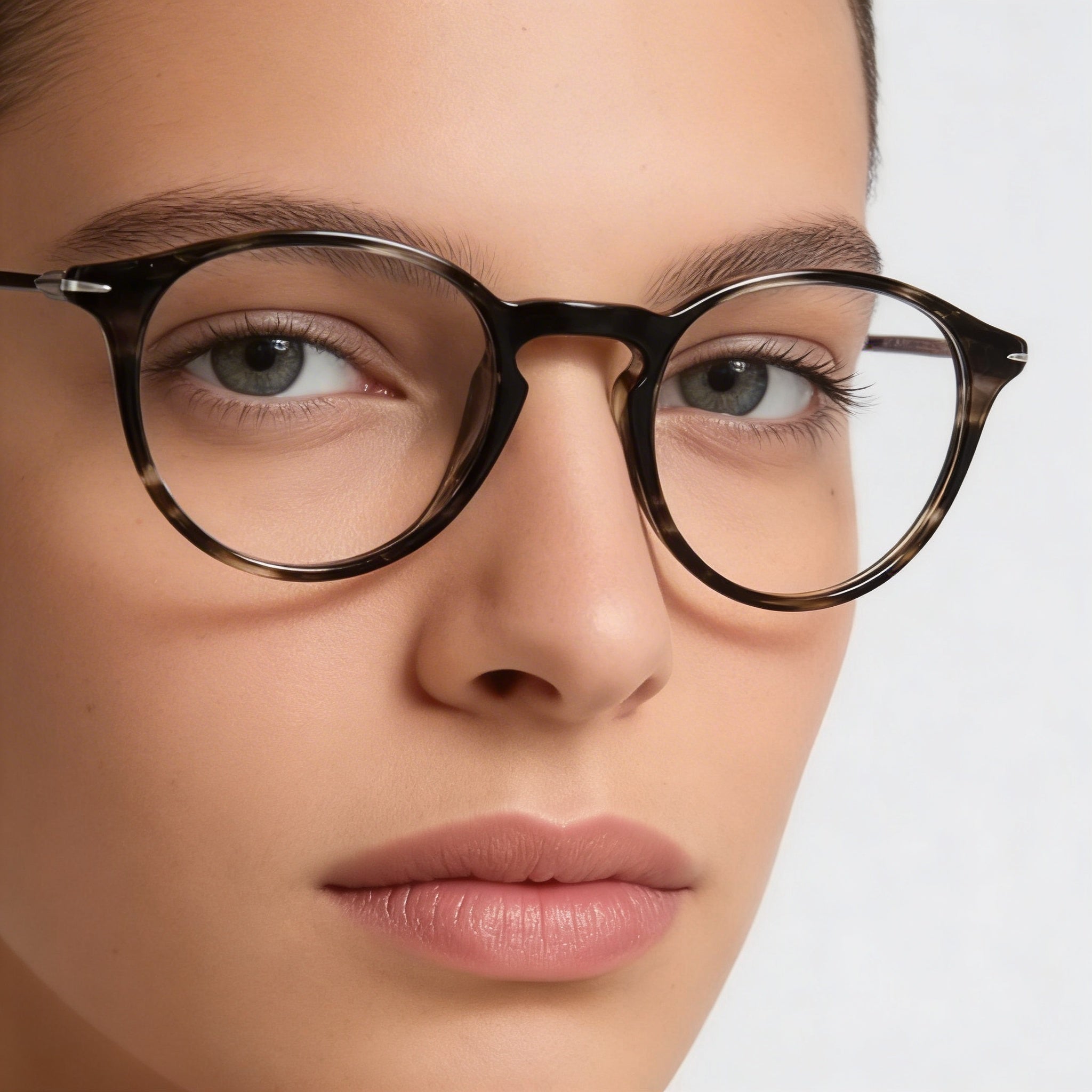 David Beckham Db 1049 Unisex Eyewear, Grey Horn Plastic Frame, Polycarbonate Non- Lenses, Size 48mm, Photo 4