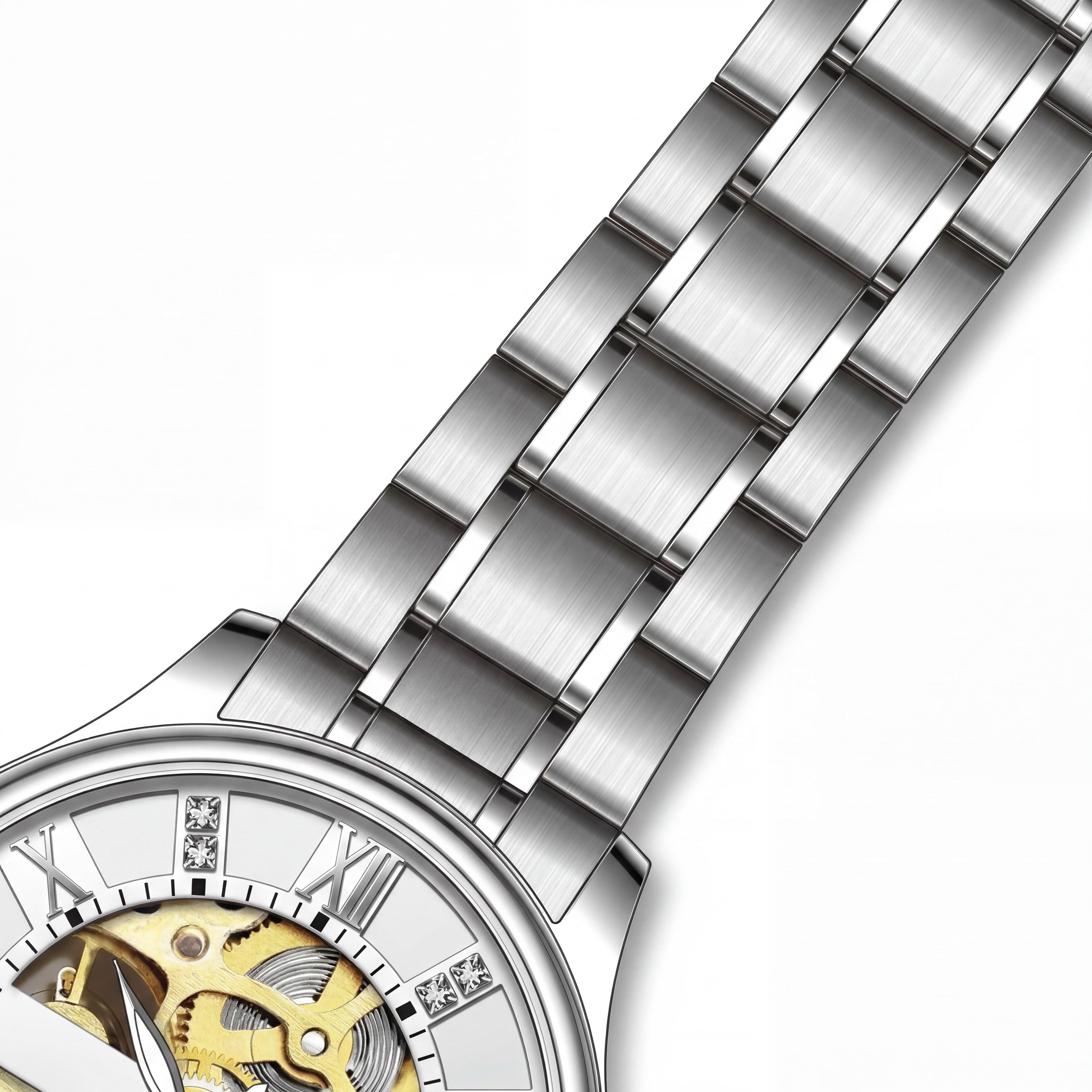 Invicta Objet D Art 69117 Unisex Automatic Silver Dial Stainless Steel Bracelet Wristwatch 40mm, Photo 3