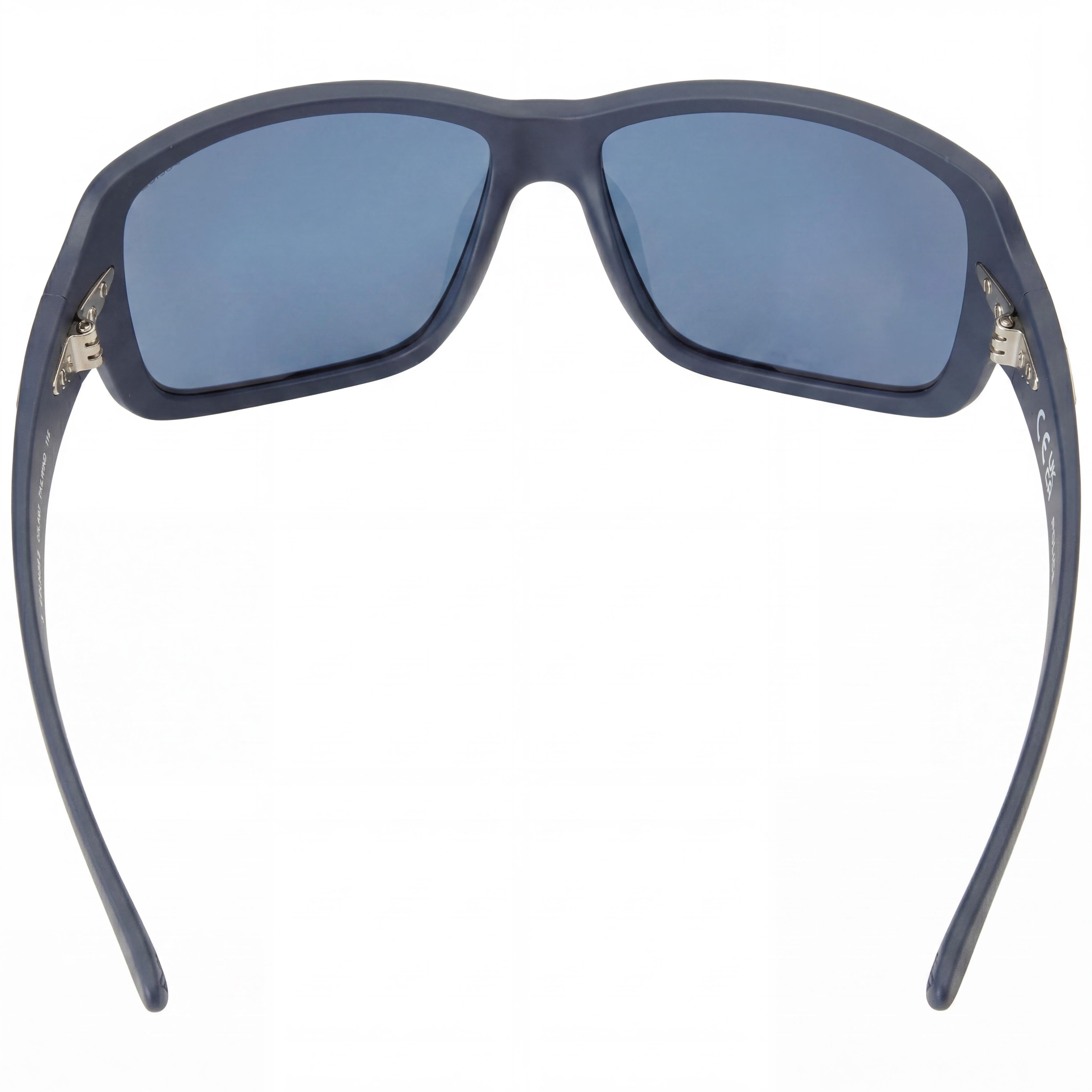 Police Tailwind 5 Men's Casual Injected Frame Sunglasses, Matte Blue, Blue Polycarbonate Lenses UV400, 65-14-115, Photo 4