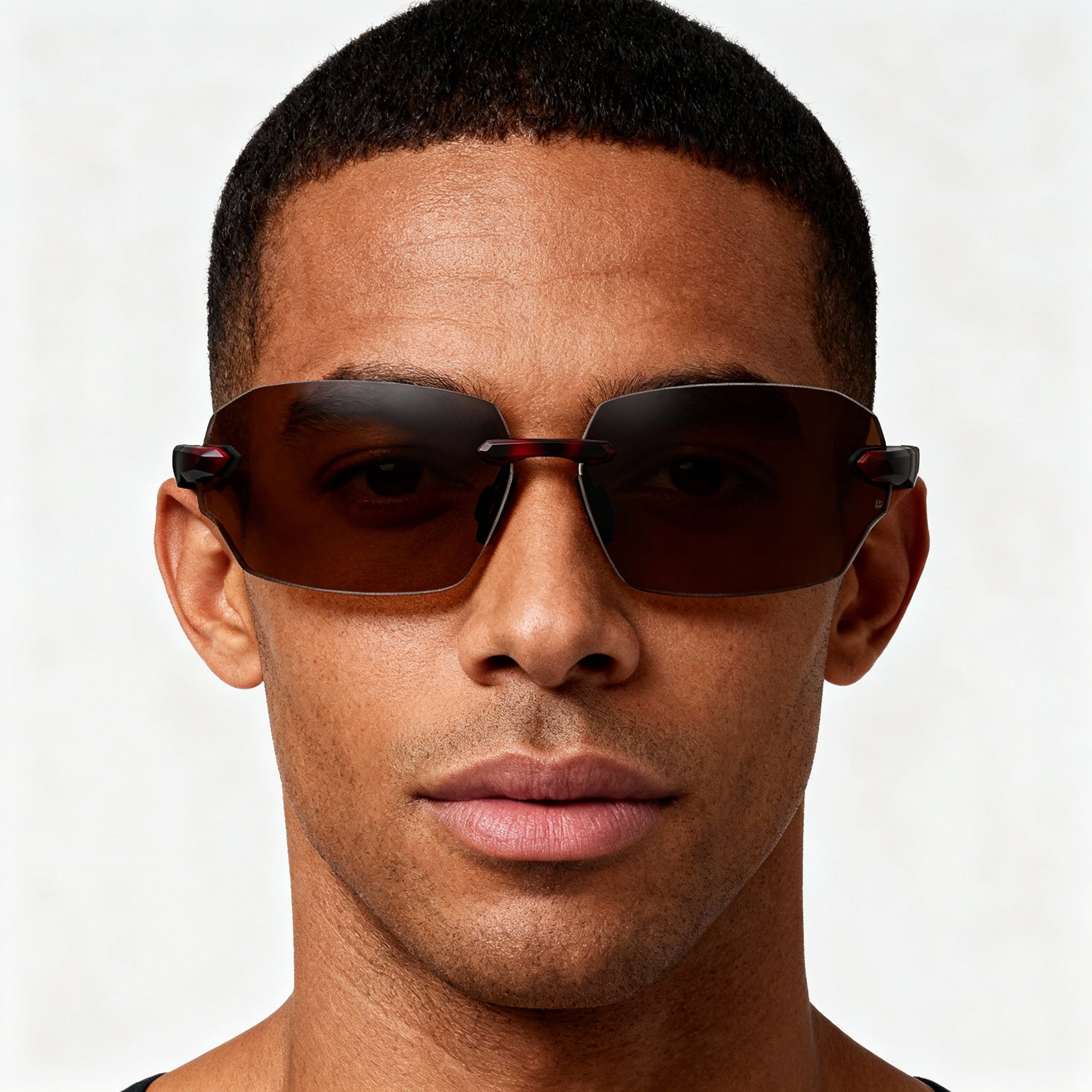 Under Armour Classic Men's Non-Polarized Sunglasses, Brown Silver Havana Polyamide Frame, Silver Oleophobic Lenses 71-12-140, Photo 5