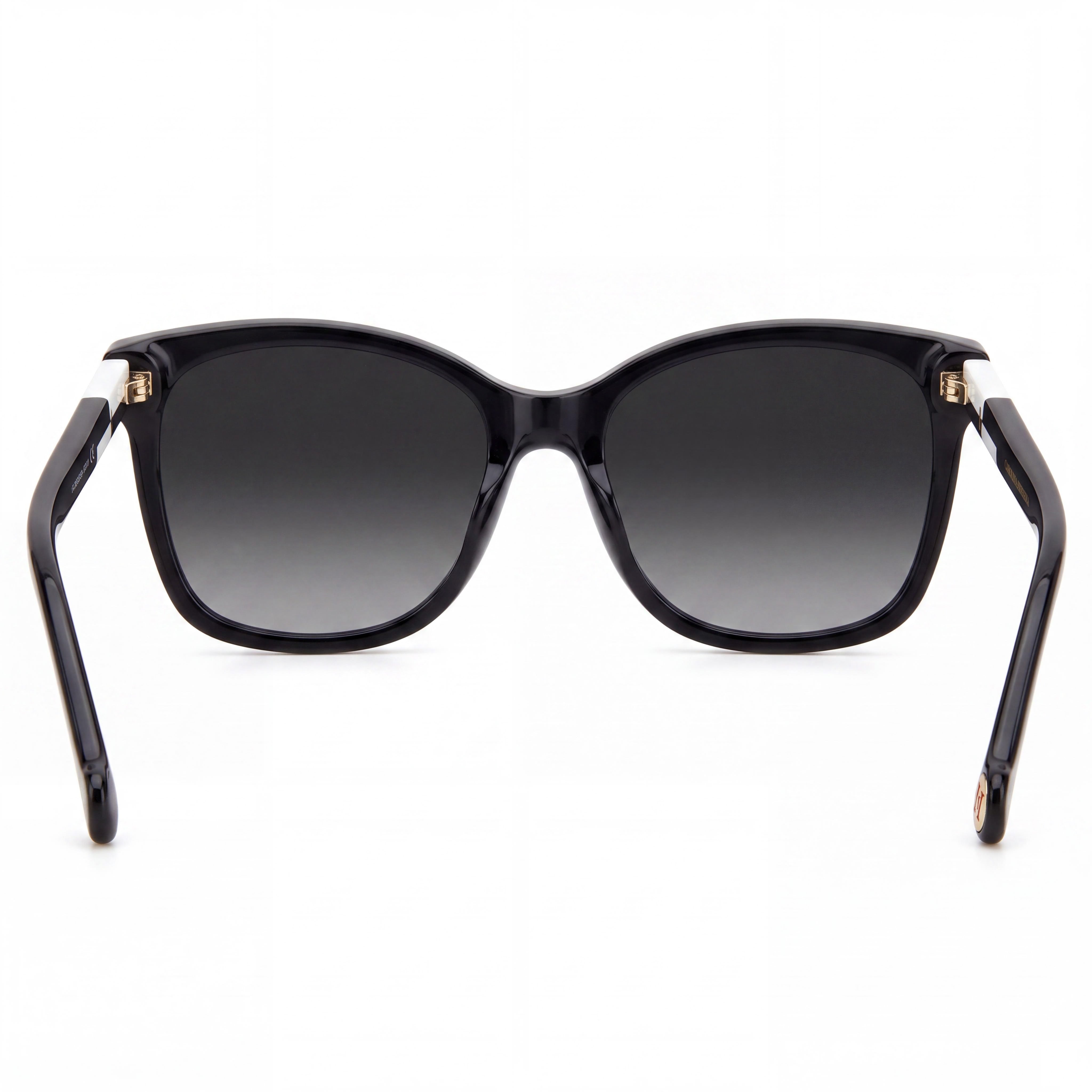Carolina Herrera Her 0137/S Unisex Black White Acetate Frame Polycarbonate Lens UV Protection Sunglasses 54mm, Photo 3