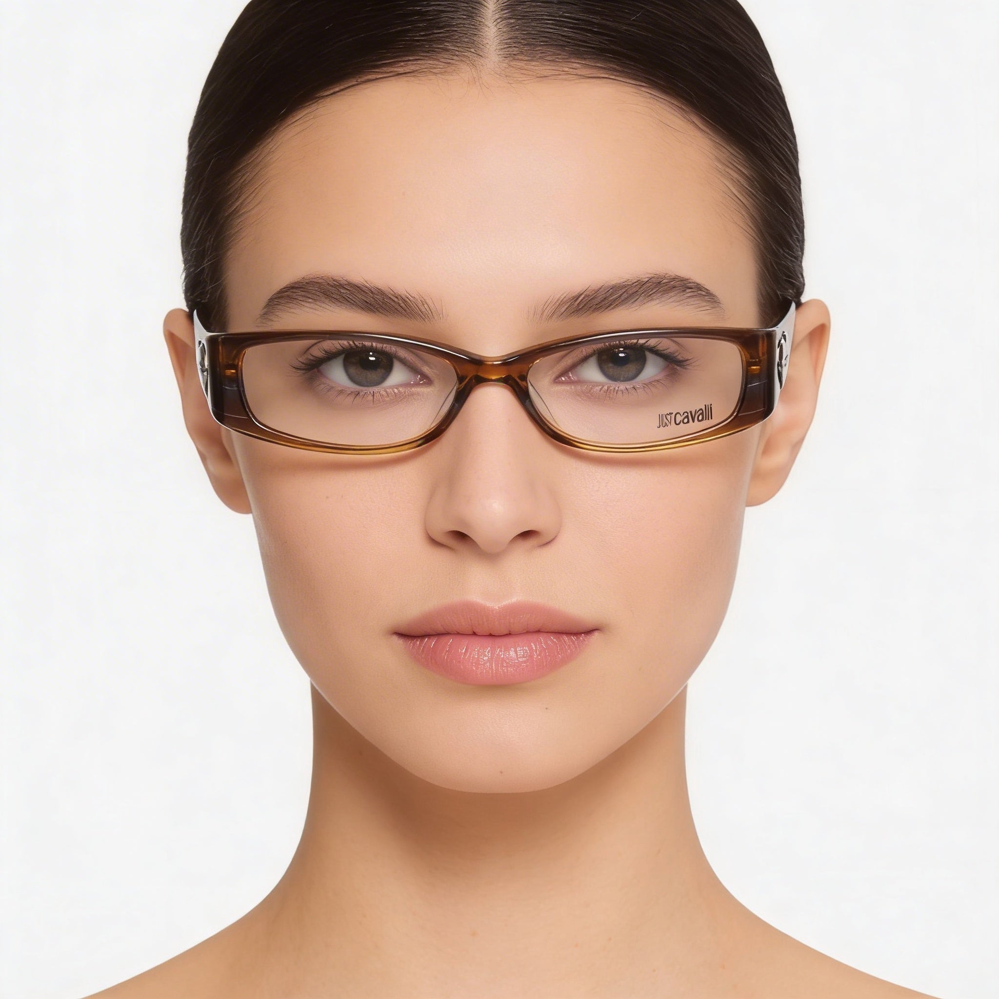 Montura Just Cavalli 0289_050-51 para mujer, acetato marrón, ancho de lente: 51 mm, puente: 15 mm, patilla: 135 mm, Photo 4