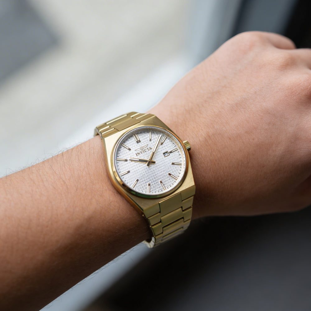 Reloj Invicta Speedway 48400 unisex de cuarzo, acero inoxidable, esfera plateada, 40 mm, resistente al agua hasta 5 ATM.