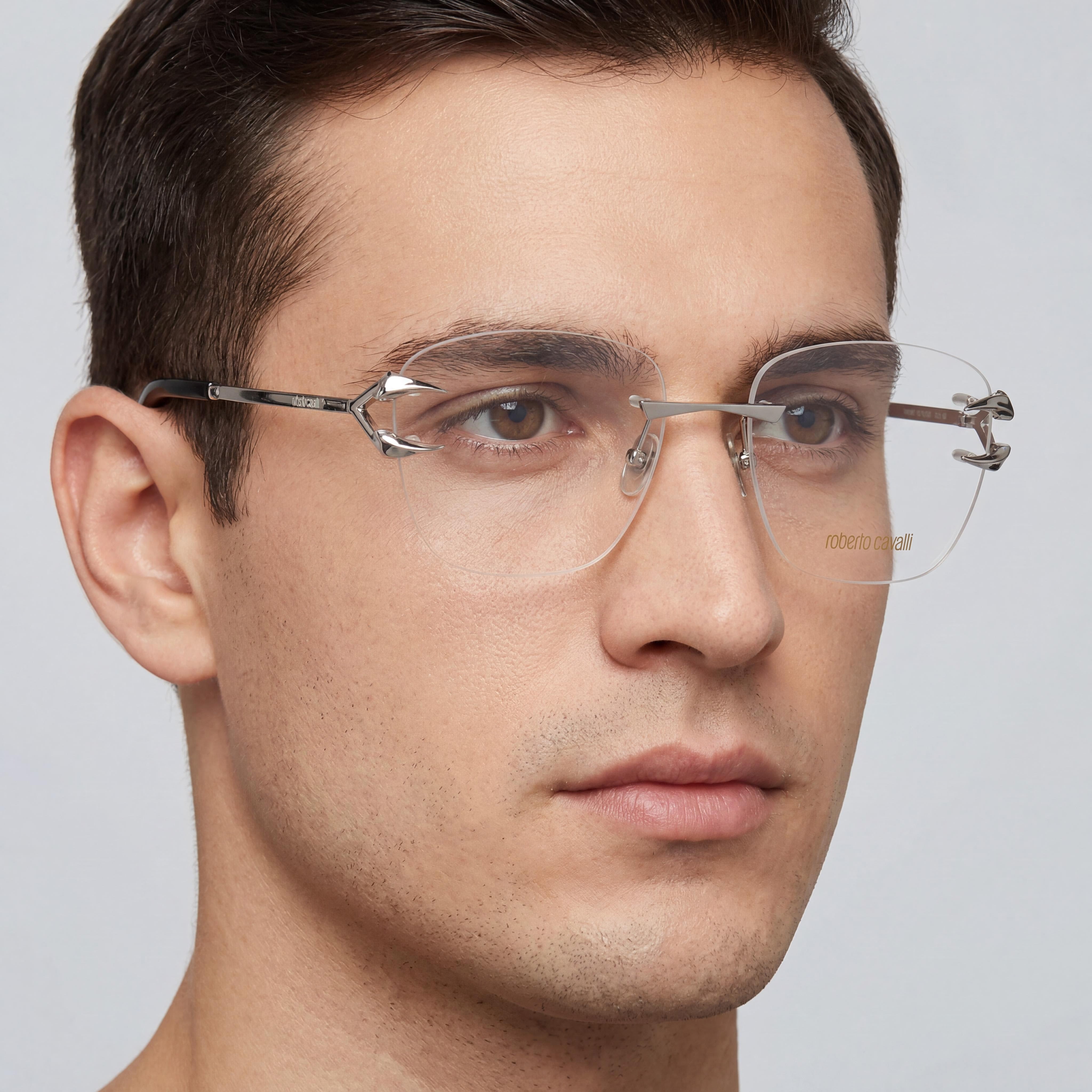 Just Cavalli VRC027M Unisex Sunglasses with Rose Gold Frame and Panna Pieno Lucido Polycarbonate Lens 58mm, Photo 4
