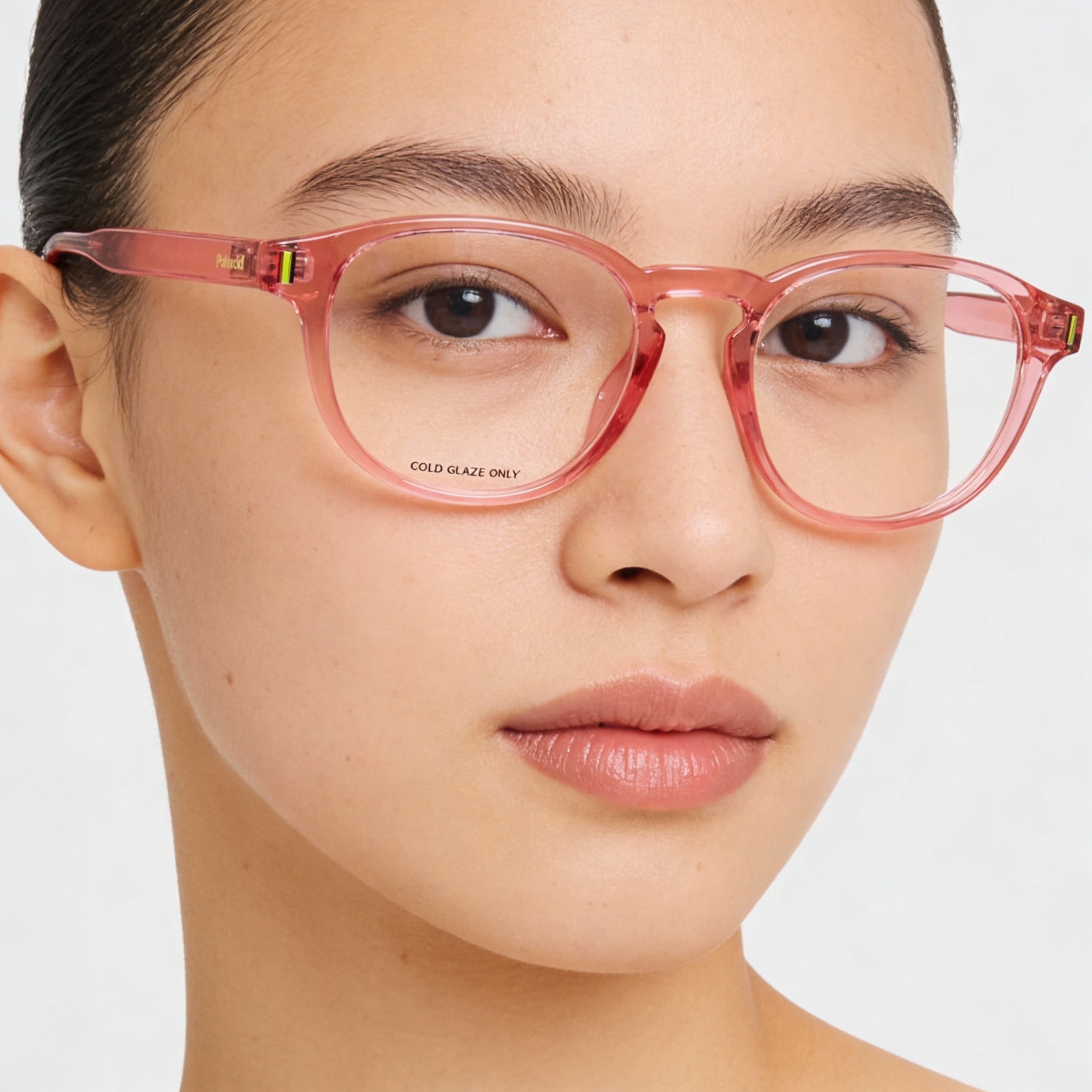 Gafas Polaroid Casual Unisex con montura inyectada, lentes sin policarbonato, color salmón, ancho de lente de 50 mm, Photo 5