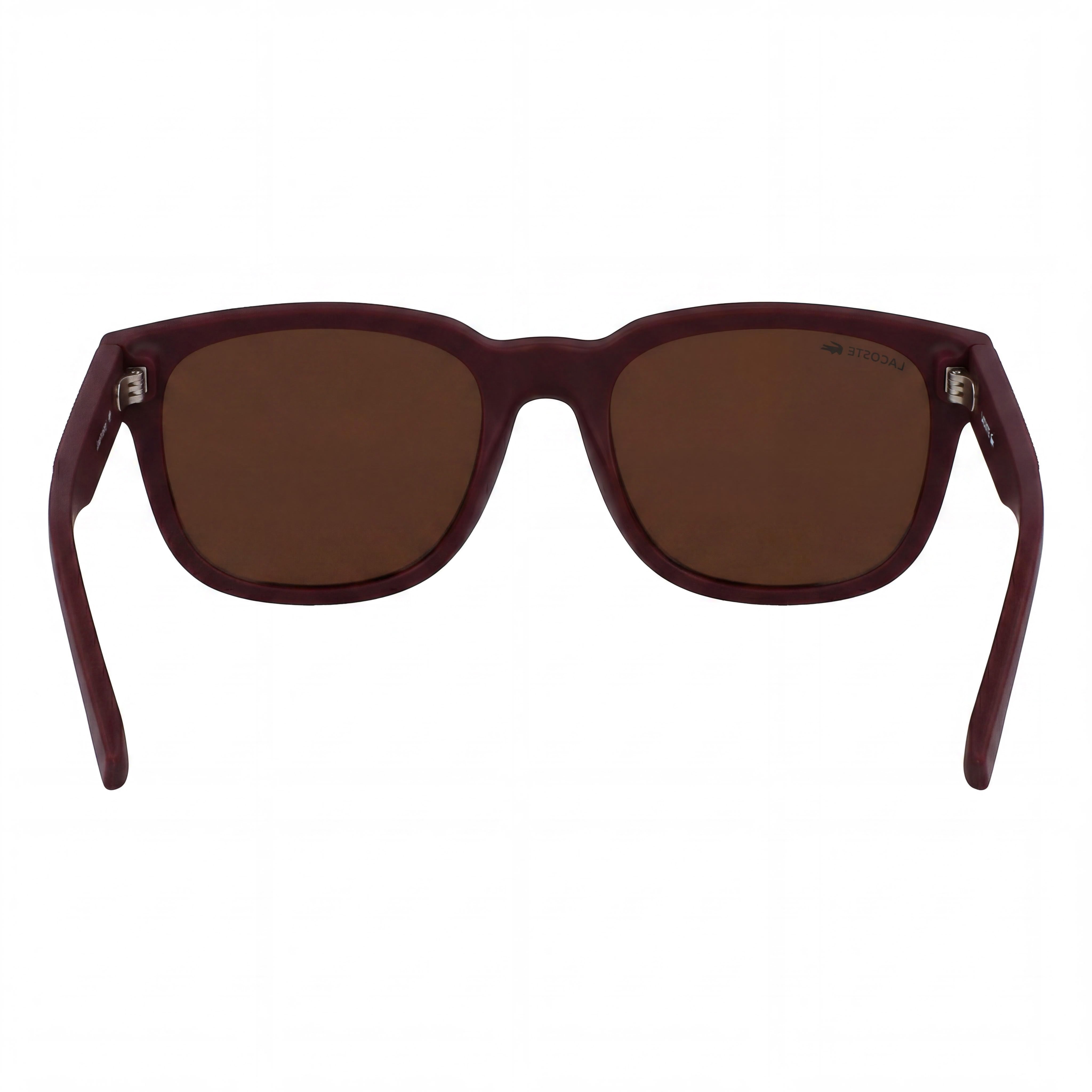 Gafas de sol Lacoste modernas unisex de plástico mate rojo no polarizadas con protección UV 53 mm, Photo 4