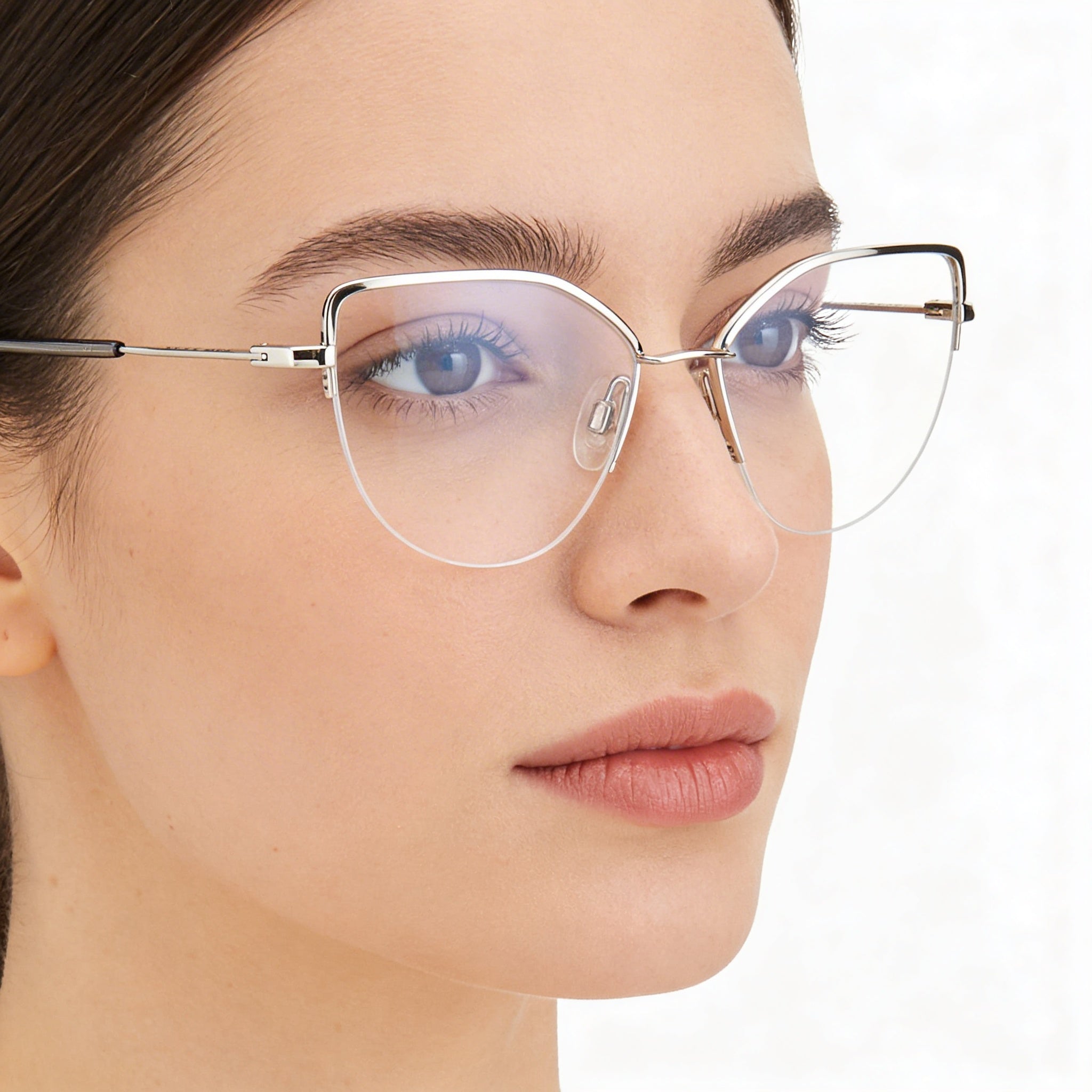 rag & bone Modern Women’s Alloy Steel Light Adaptive Non Eyeglasses, Palladium, 53-16-140, Photo 4
