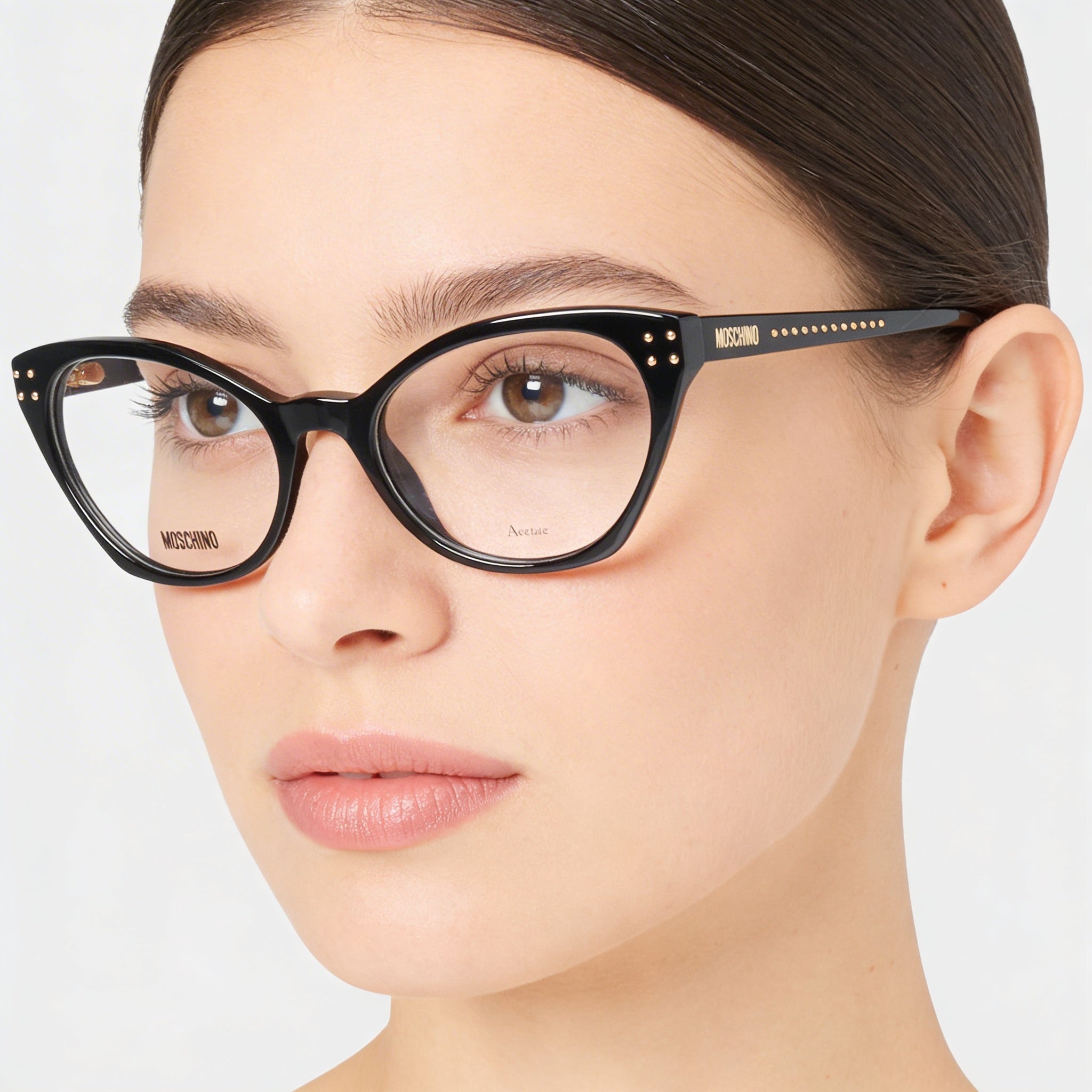 Gafas de sol informales Moschino Mos582 de acetato negro para mujer de 51 mm, Photo 4