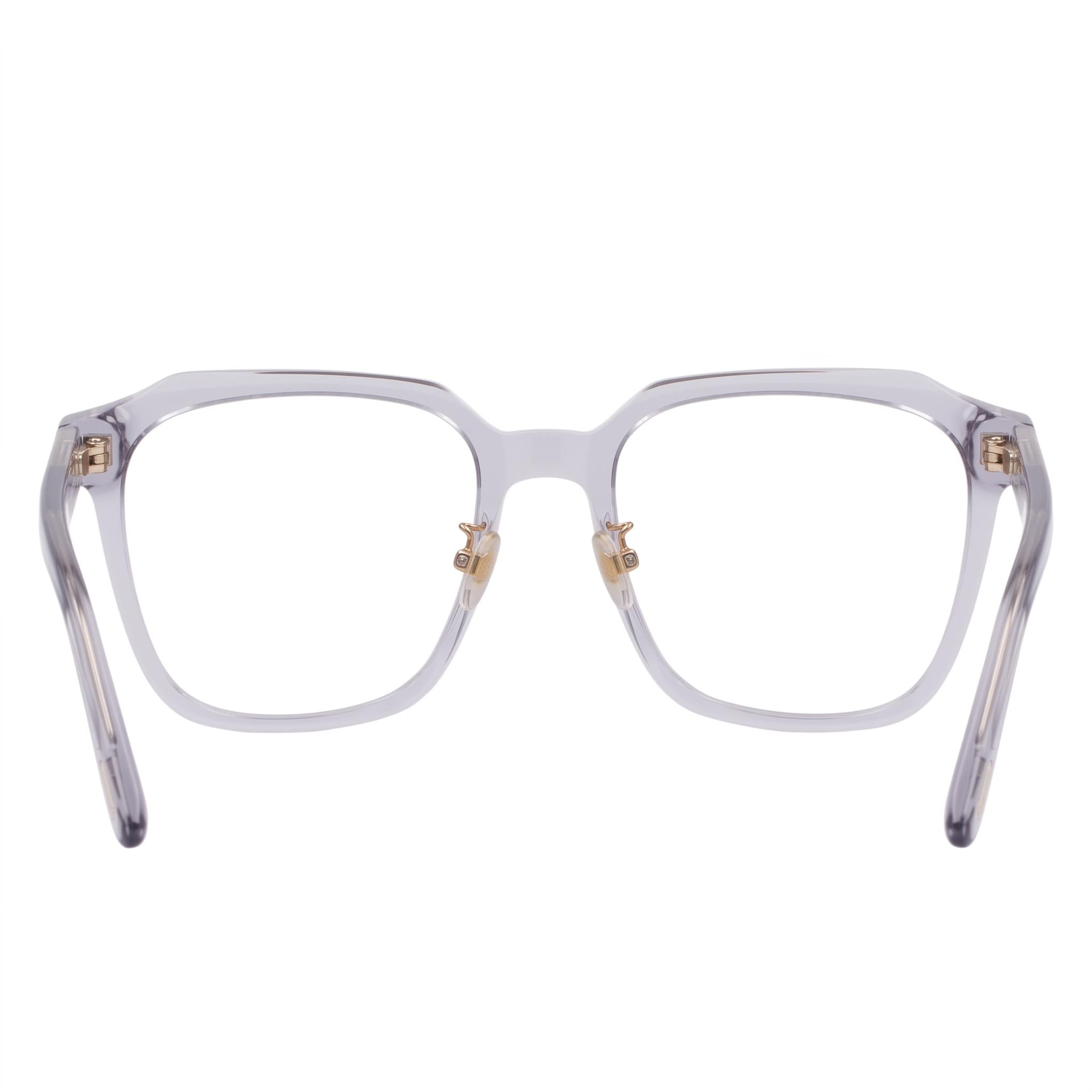Tom Ford Classic Unisex Sunglasses with Transparent Grey Plastic Frame, Grey Lenses, 100% UV Protection 54mm, Photo 4
