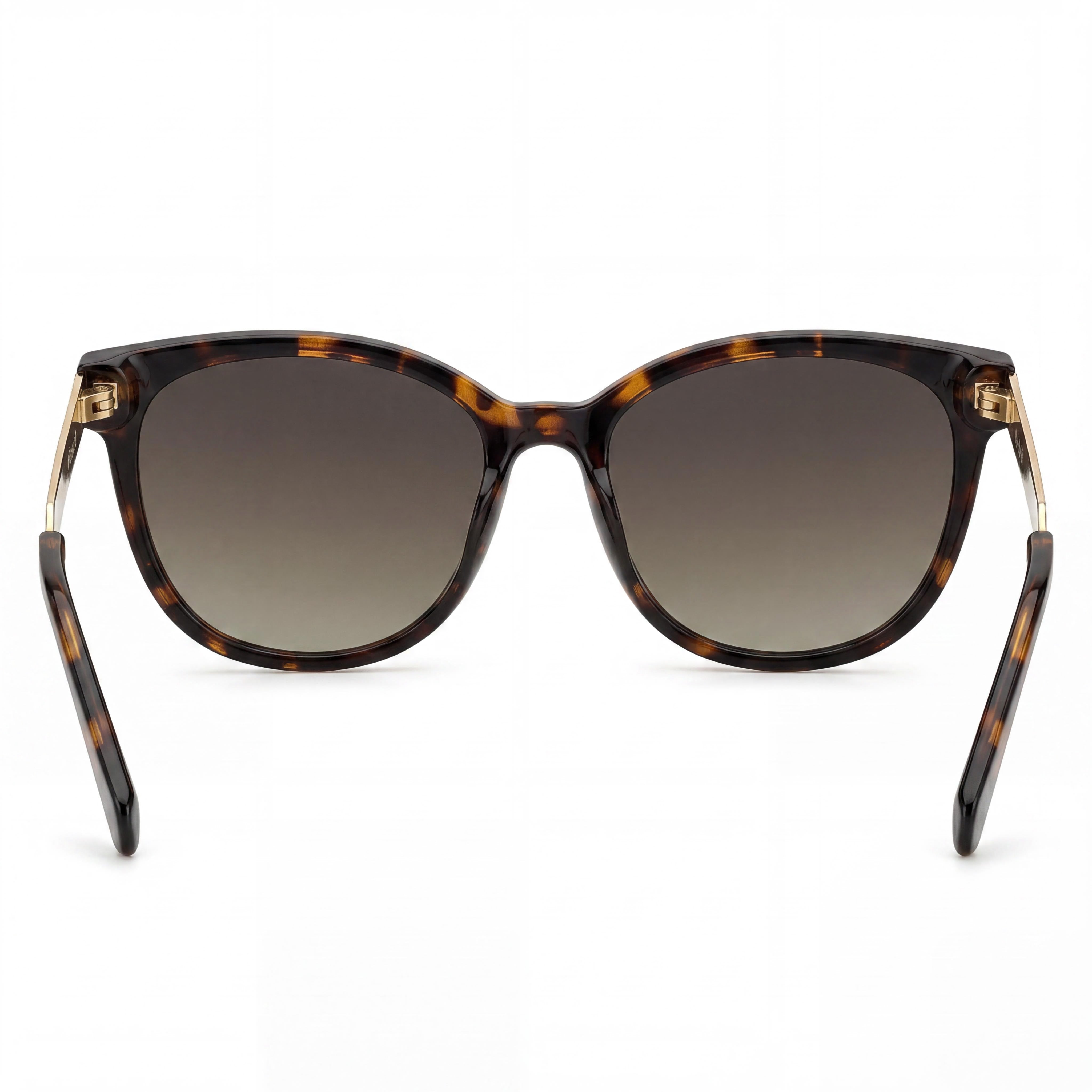 Gafas de sol Polaroid Pld 4125/G/S para mujer, color blanco y marrón, con montura de CO-POLYESTER ecológico, lentes marrones con protección UV, 52 mm, Photo 3