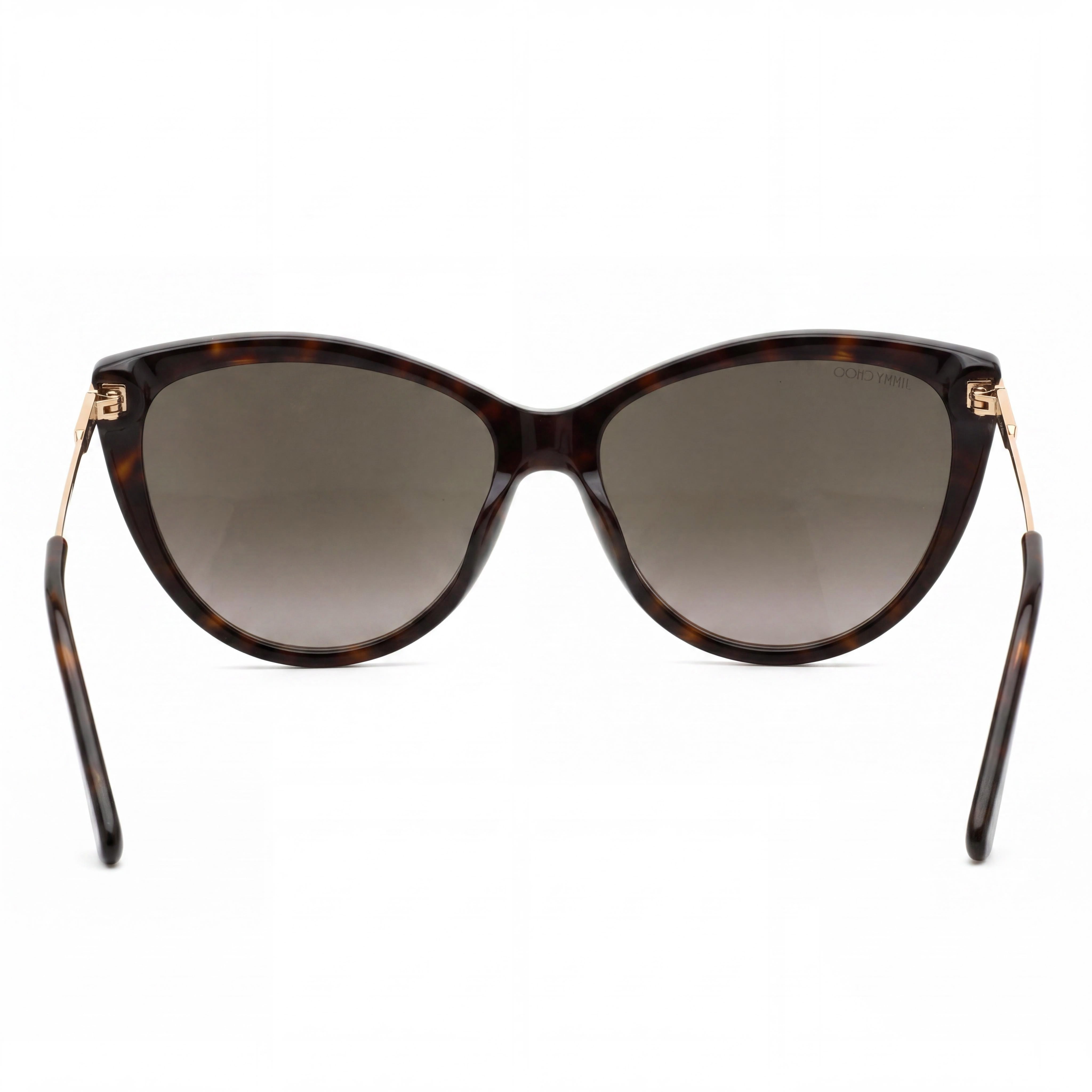 Jimmy Choo  RYM/S Women's Cat Eye Acetate Havana Frame Polycarbonate Lens 100% UV Protection Sunglasses 60mm, Photo 3