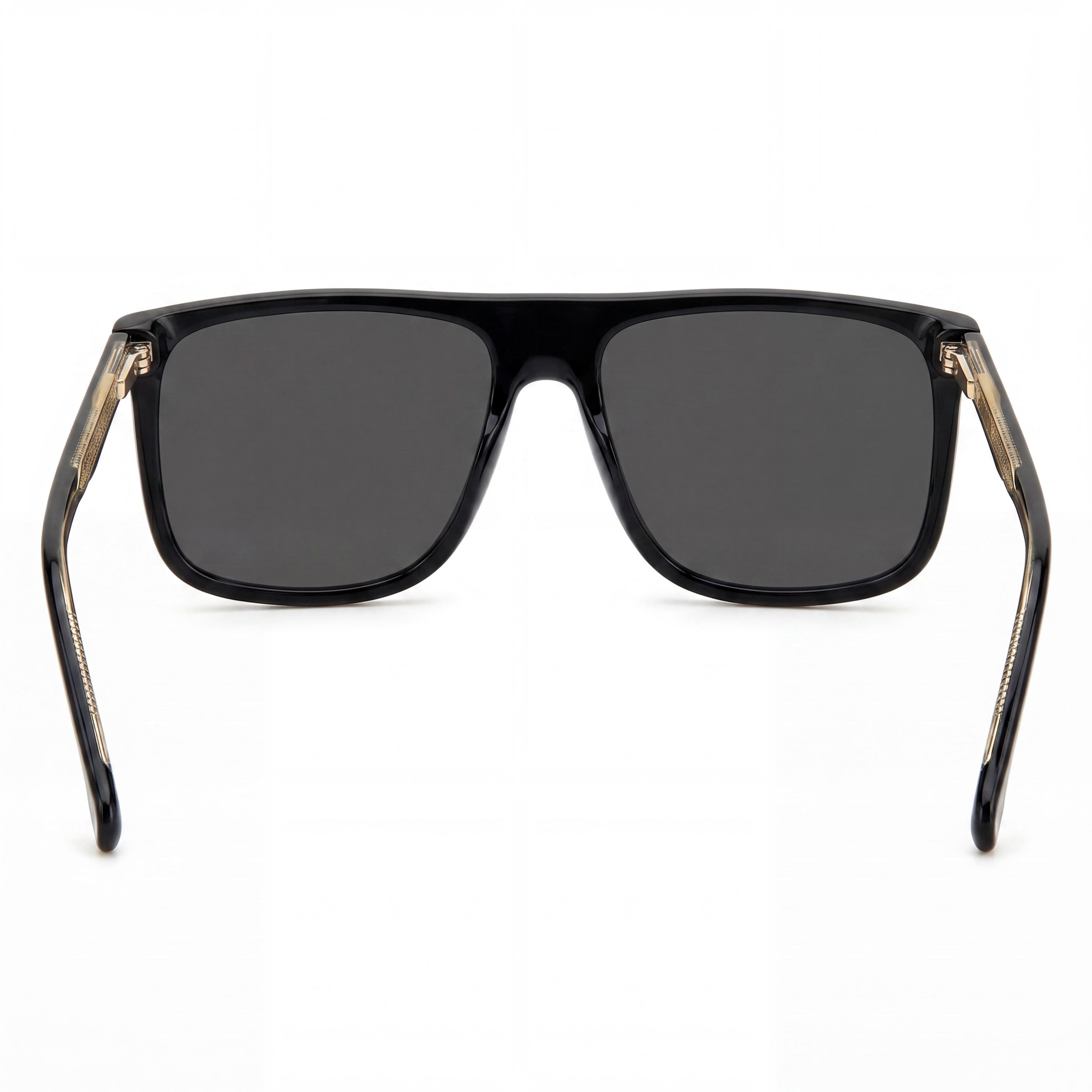 Carrera 278/S Men's Black Gold Plastic Frame Non-Polarized Lenses with UV 400 Protection Sunglasses 58mm, Photo 4