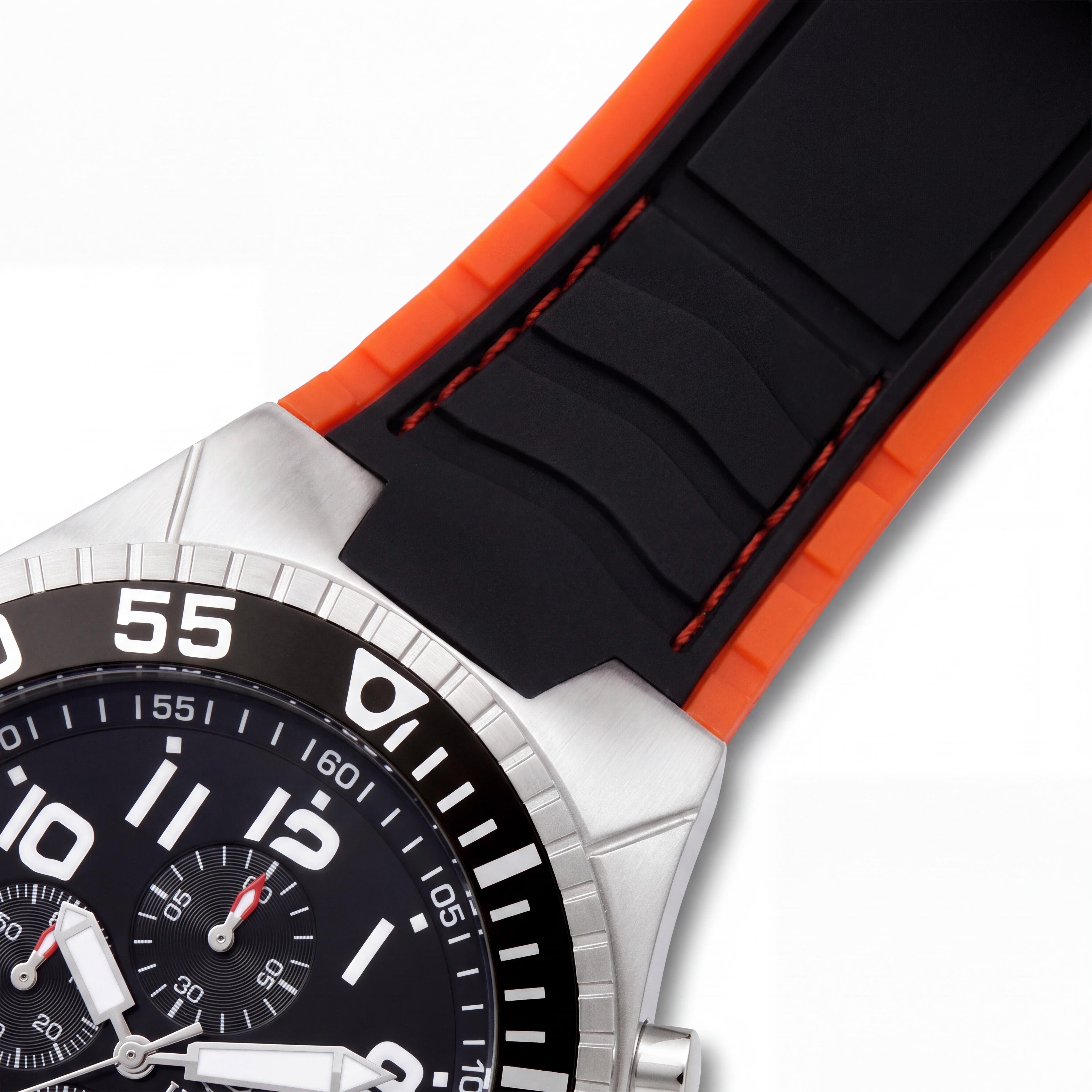Invicta Pro Diver 12412 Men's 48mm Stainless Steel Black/Red Polyurethane Strap Luminous Dial Watch, Photo 3