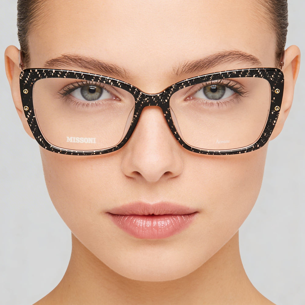 Missoni Casual Women's Sunglasses with Black Nude Polyamide Frame and Polycarbonate Lenses 54mm