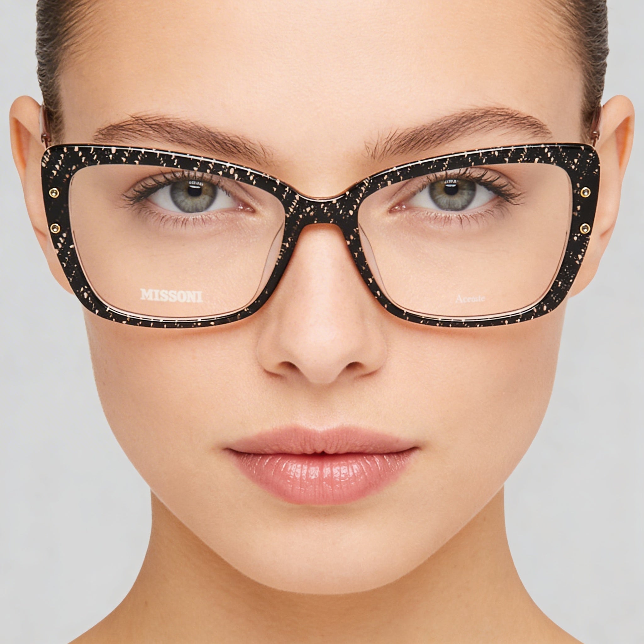 Missoni Casual Women's Sunglasses with Black Nude Polyamide Frame and Polycarbonate Lenses 54mm, Photo 2