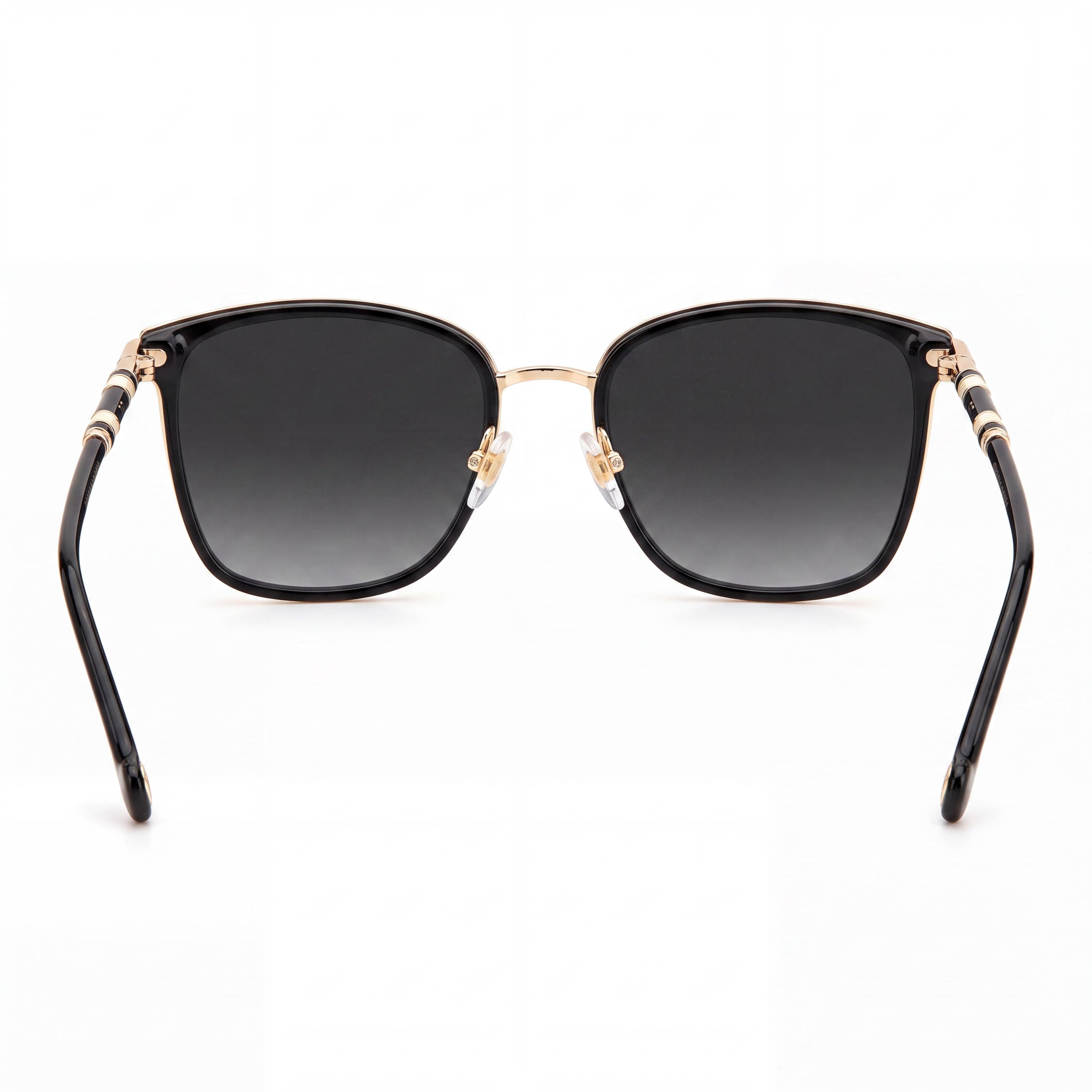 Carolina Herrera Ch 0030/S Gafas de sol para mujer en acero inoxidable dorado y negro, sin polarizar, con protección UV, 56mm, Photo 3