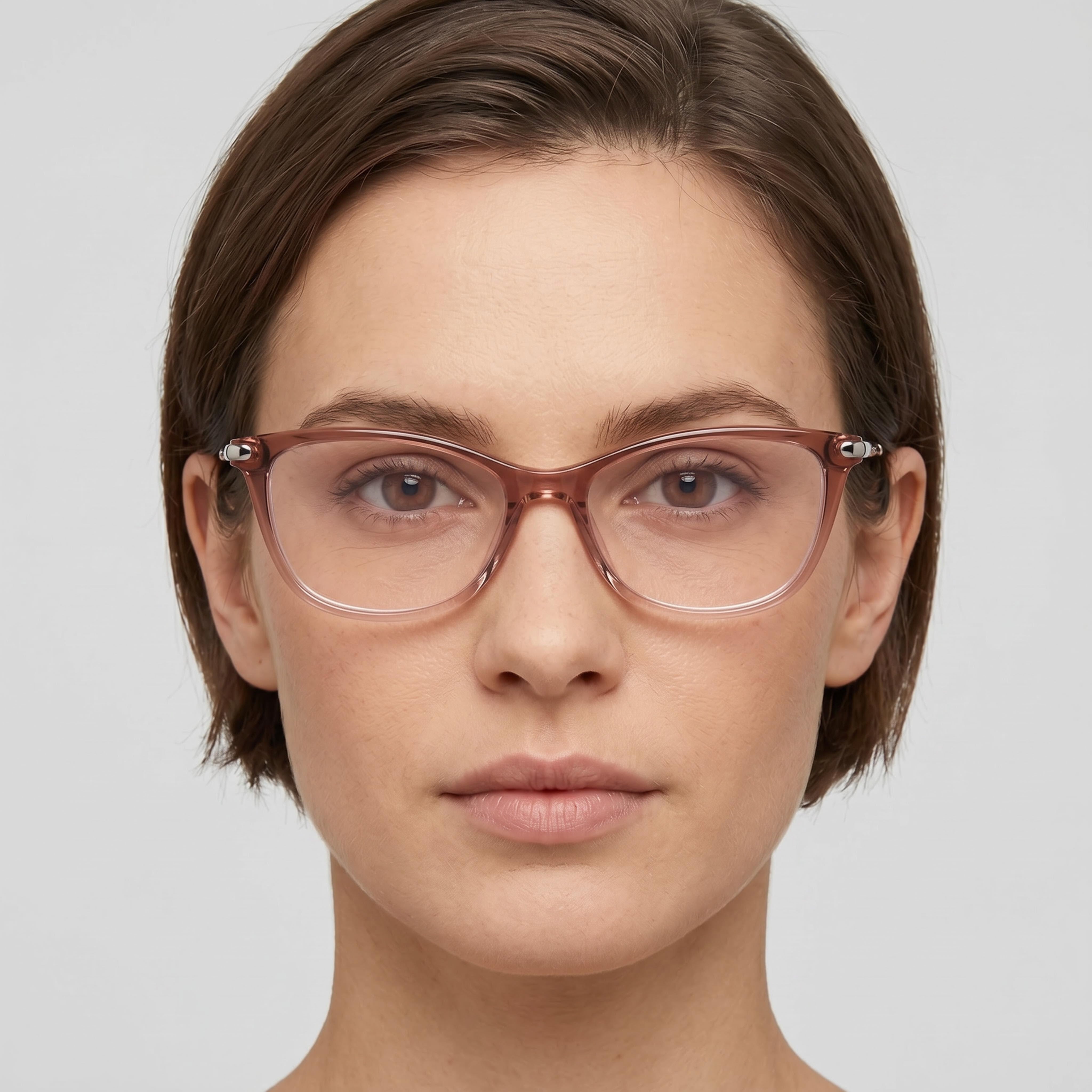 Tommy Hilfiger Adaptive Th 1961 Women's Cat Eye Pink Plastic Frame non- Polycarbonate Lenses 53mm, Photo 5
