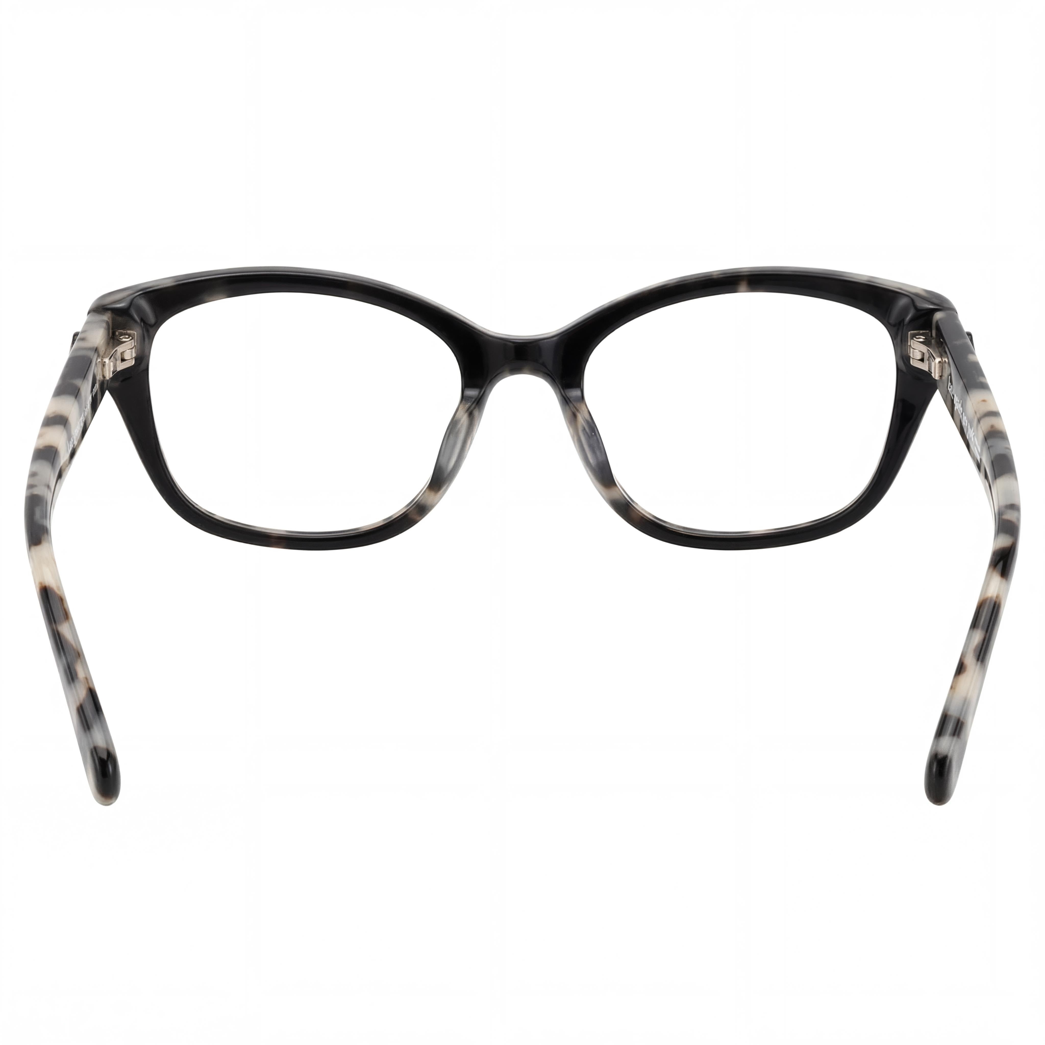 Gafas Kate Spade New York unisex modernas, montura de plástico color Habana, negro y blanco (lente de 49 mm, puente de 140 mm, patilla de 17 mm), Photo 3
