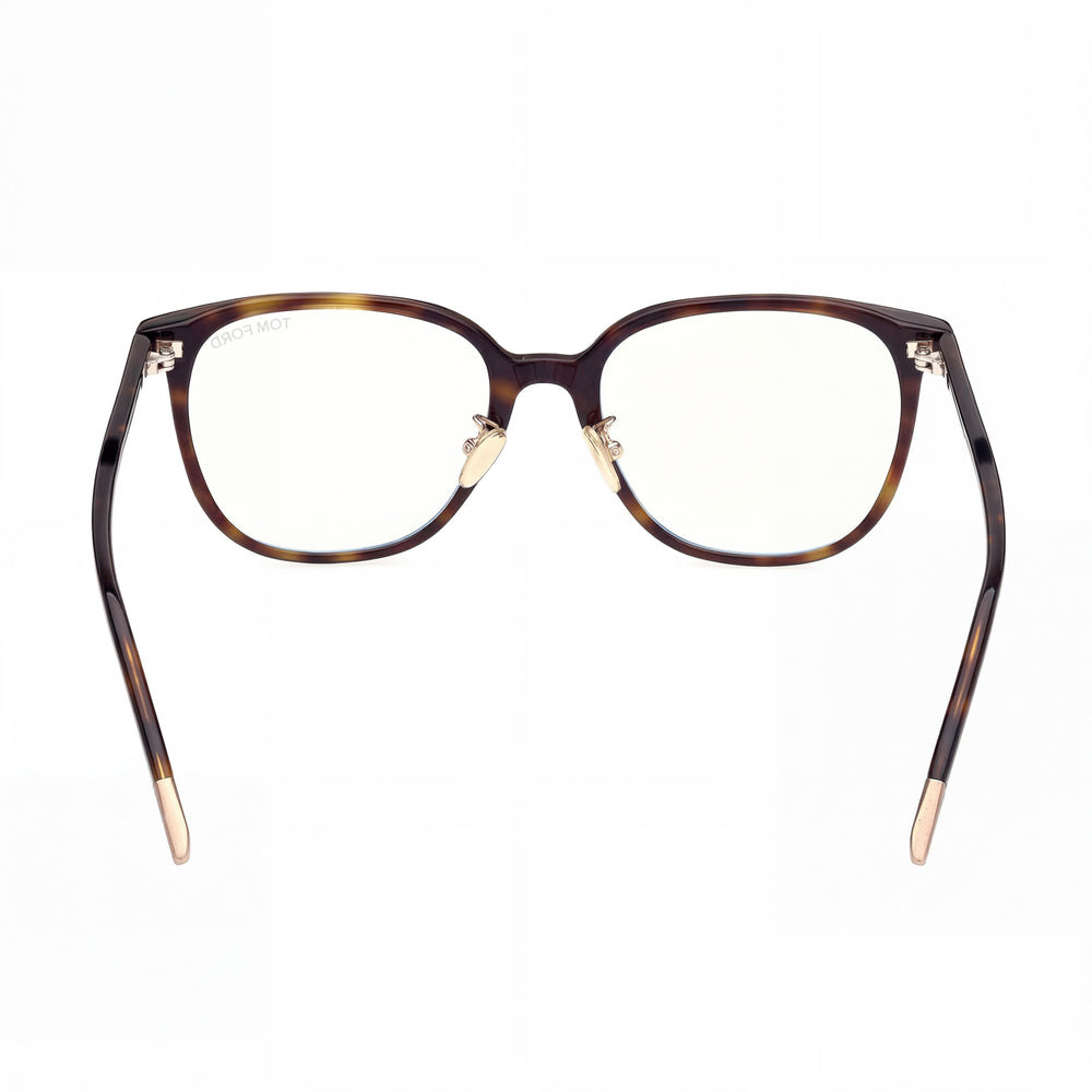 Tom Ford Ft5778-d-b Men's Dark Havana Acetate Frames Clear Lenses 53mm