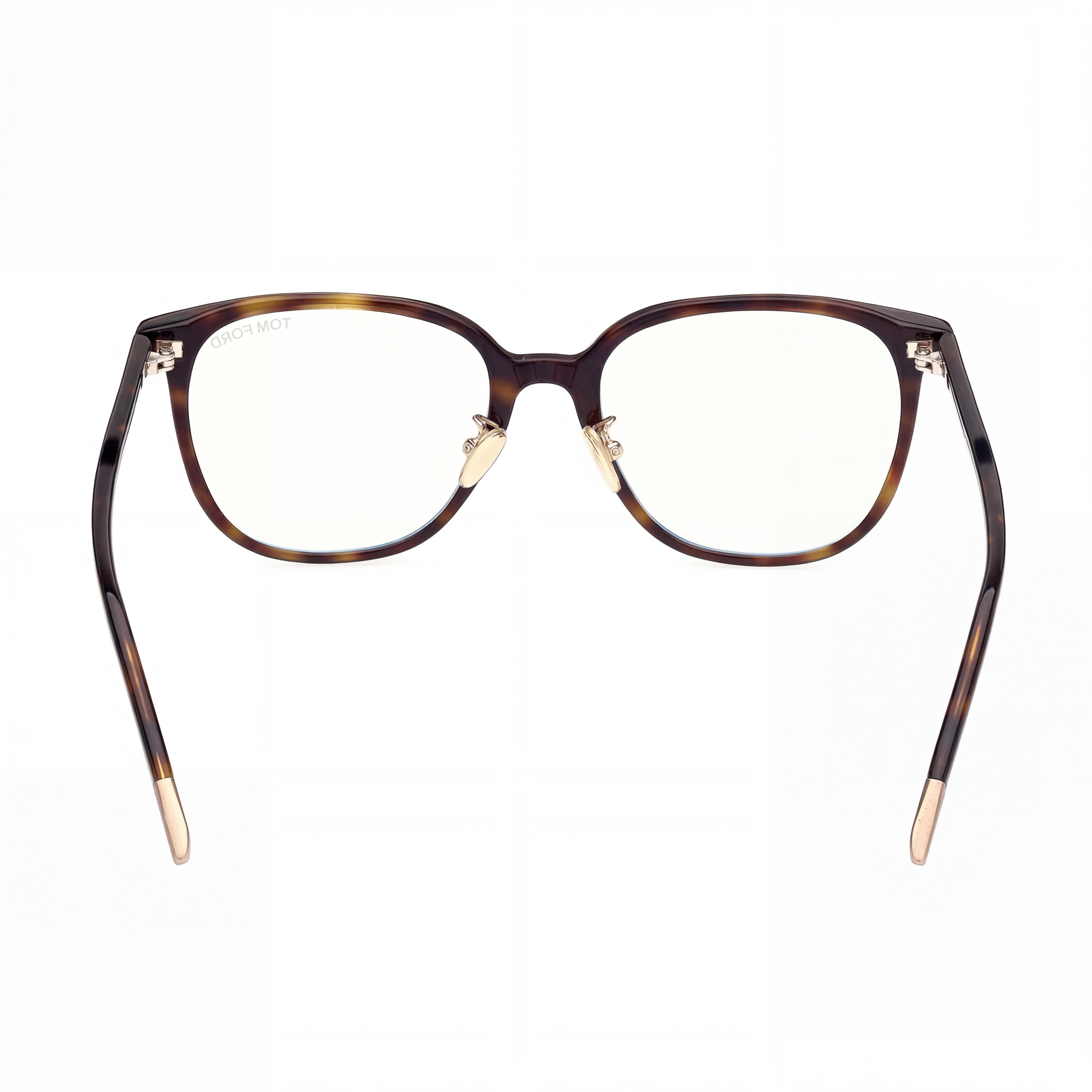 Tom Ford Ft5778-d-b Men's Dark Havana Acetate Frames Clear Lenses 53mm, Photo 3