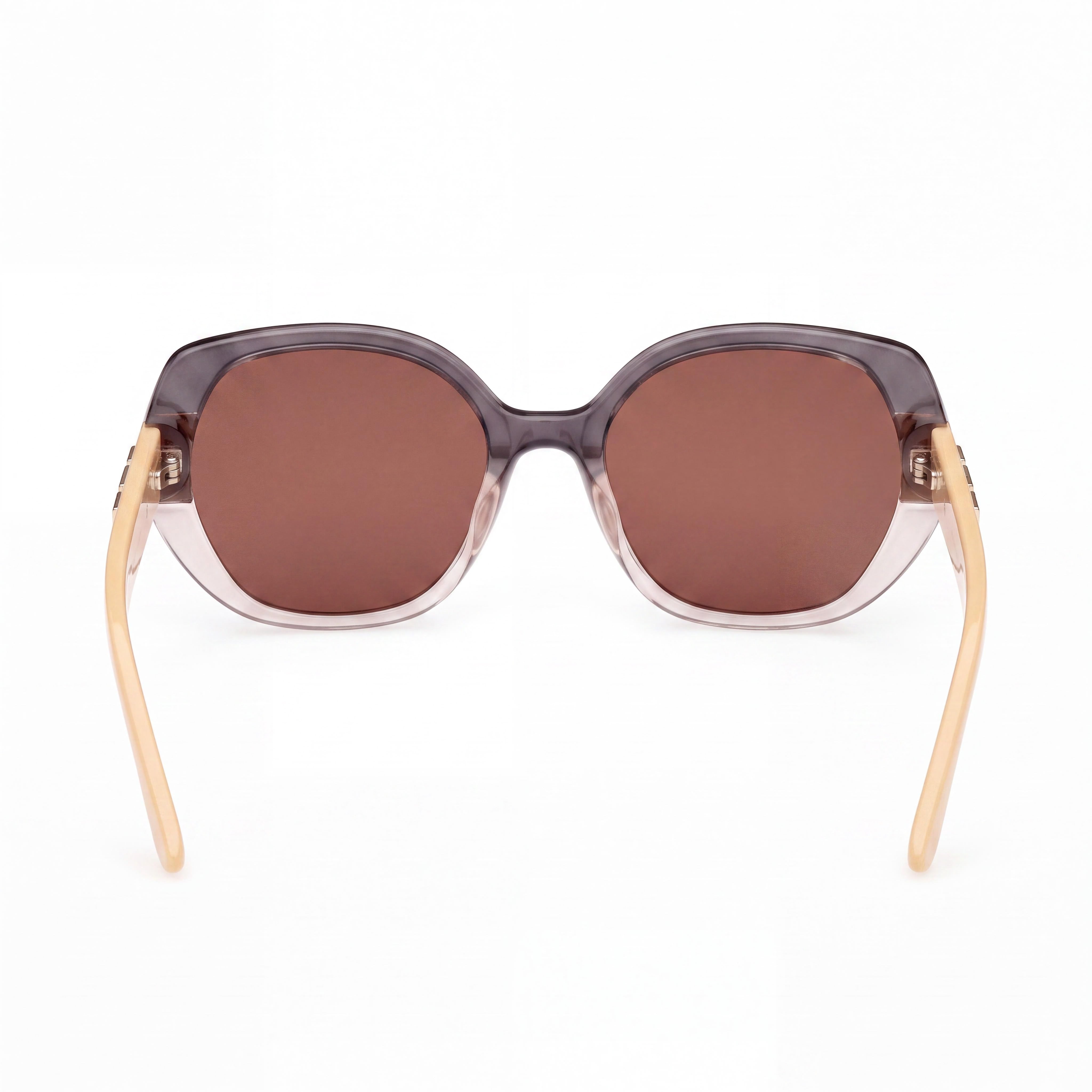 GUESS Women's GU7911 Yellow Multicoloured Plastic Gradient UV Protective Sunglasses 55mm, Photo 3