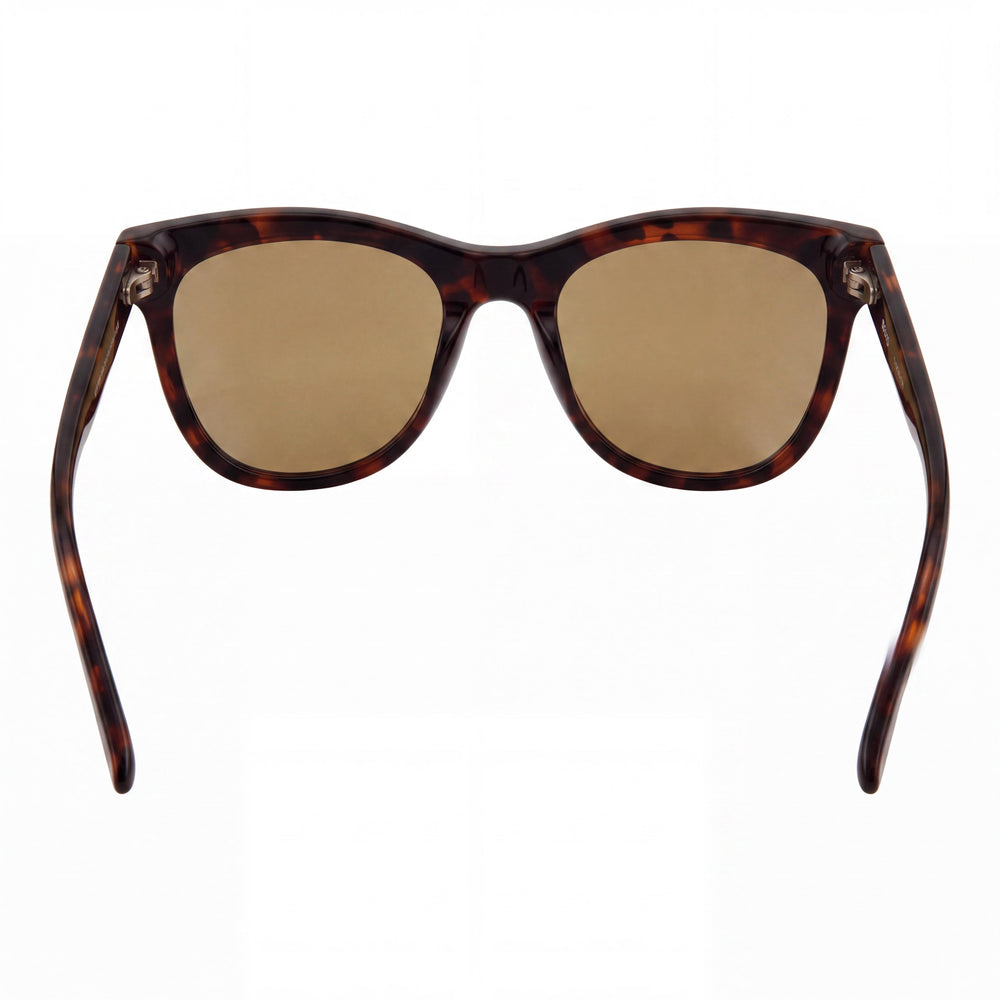 Gafas de sol polarizadas Revo Re 1069 Leigh Cat Eye para mujer, con montura de carey y lentes color champán, 52 mm