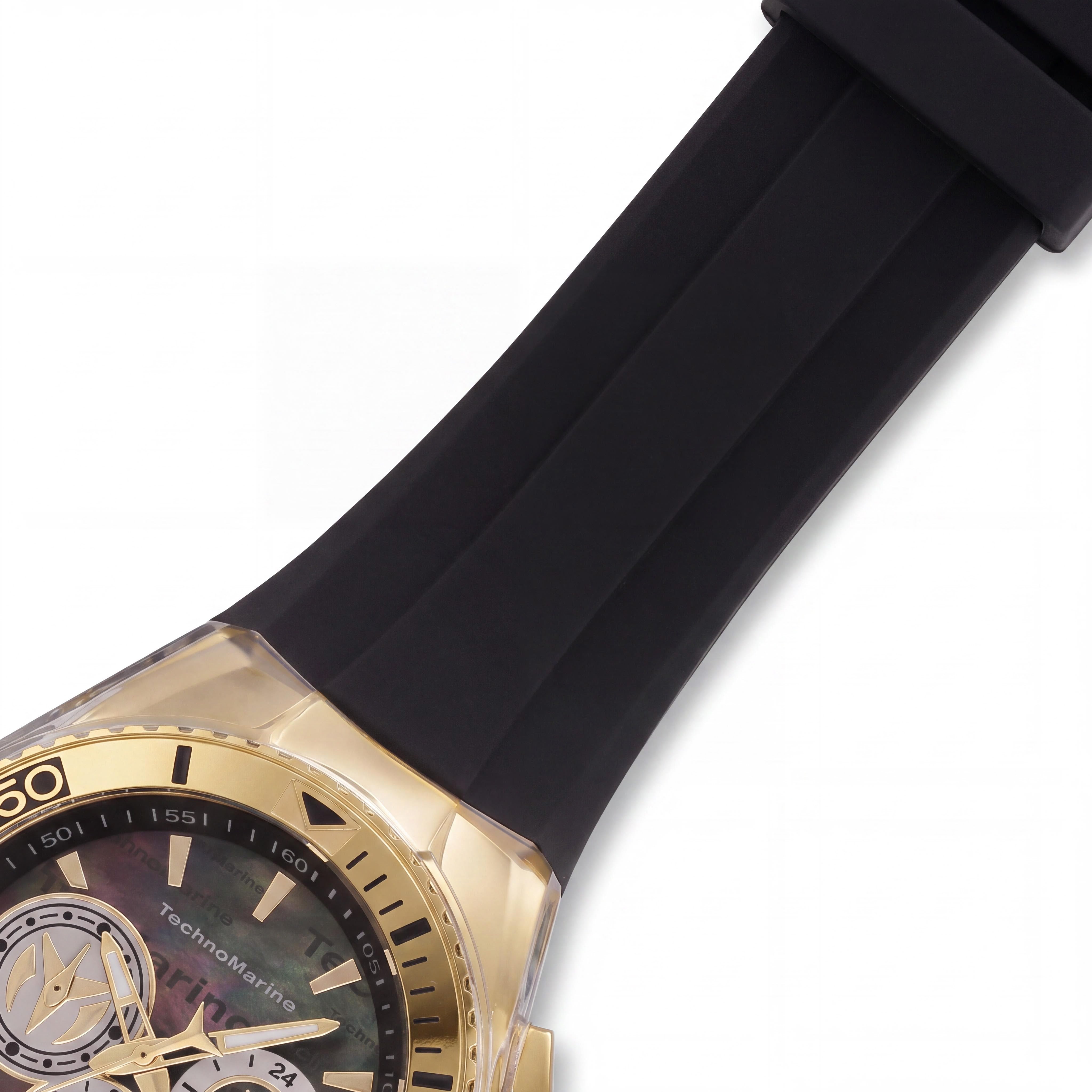 Reloj TechnoMarine Cruise TM-120025 Unisex de Acero Inoxidable Dorado con Movimiento de Cuarzo Cronógrafo 46mm, Photo 2