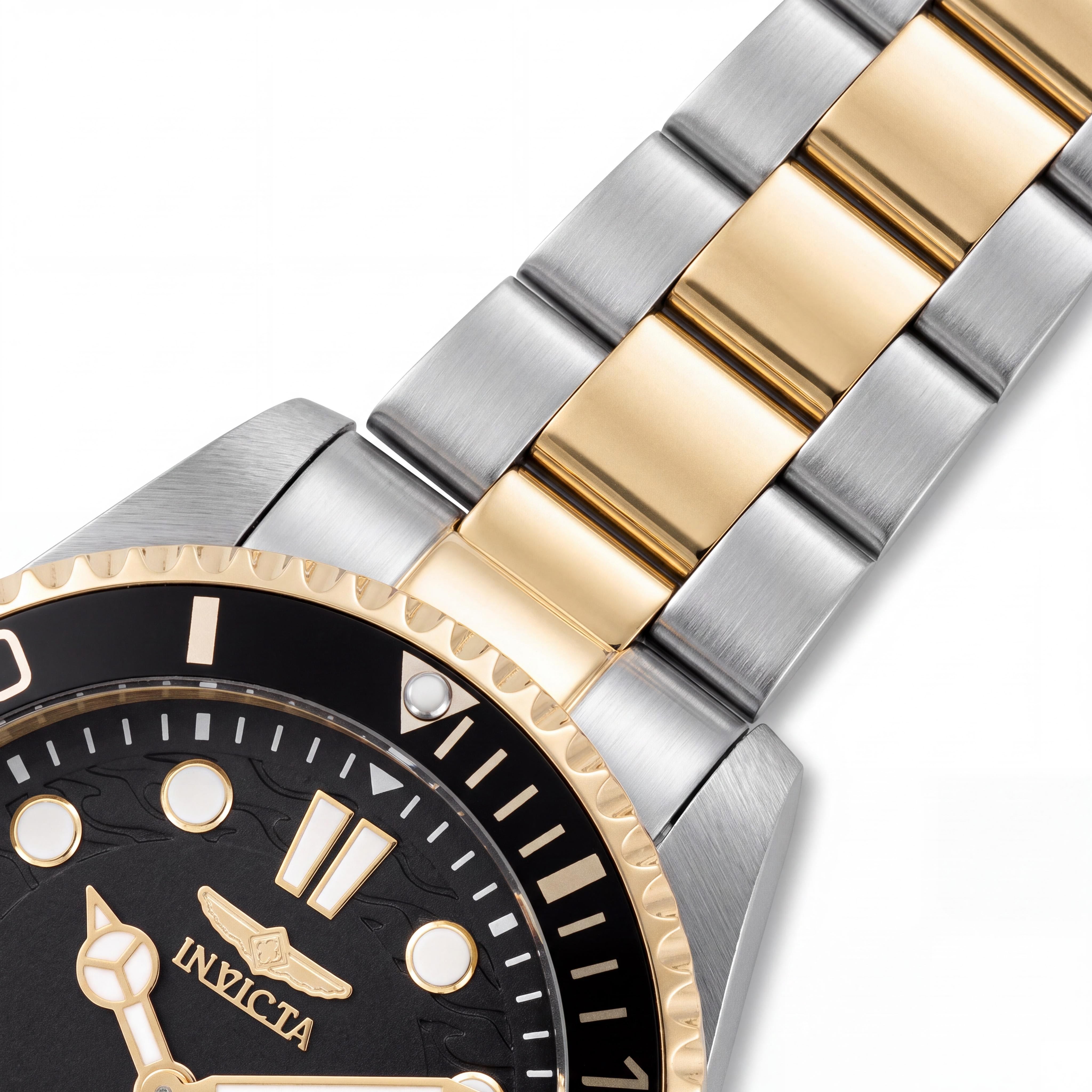 Invicta Pro Diver 49706 Unisex Reloj de Cuarzo de Acero Inoxidable Plateado con Esfera Gris de 43 mm 10 ATM, Photo 3