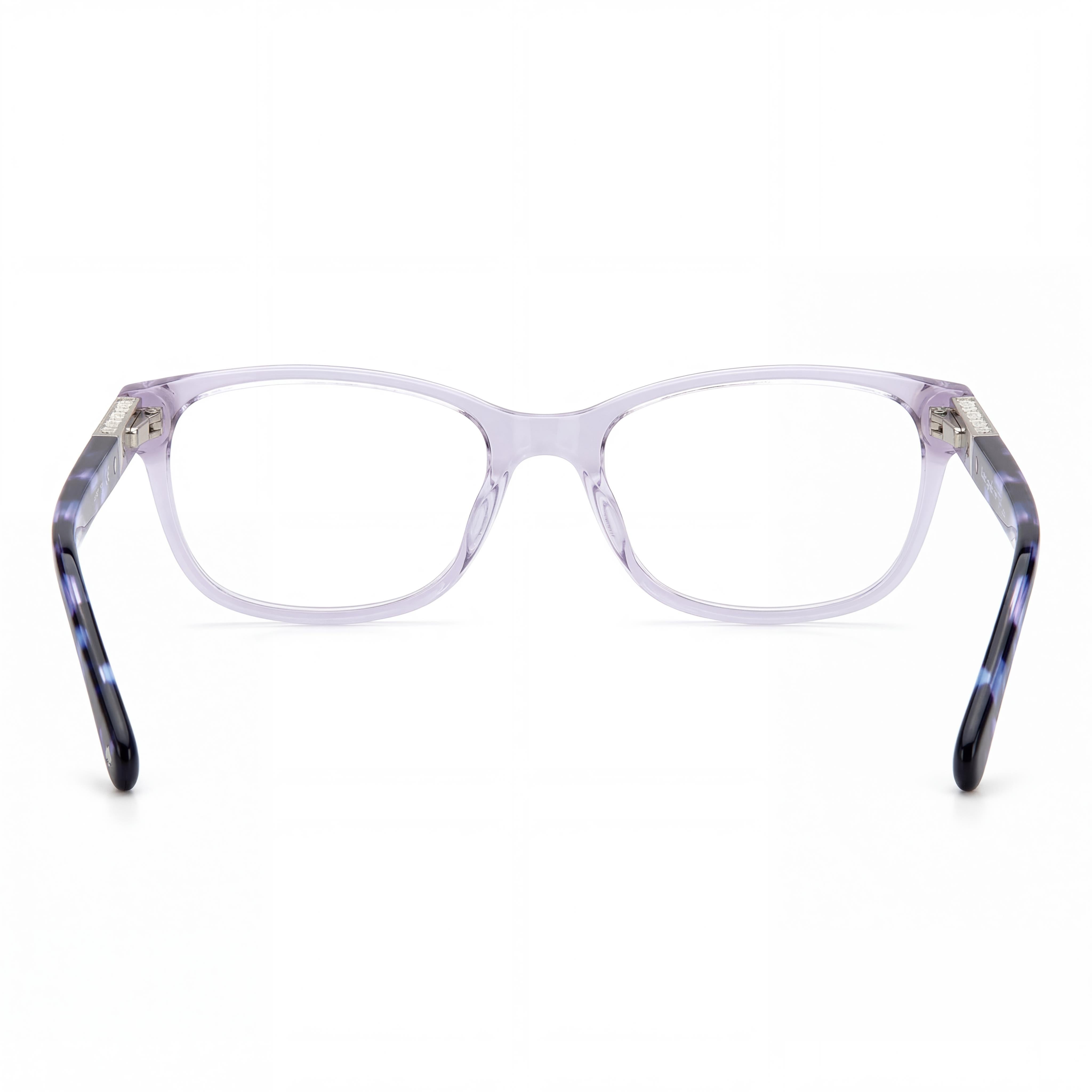 kate spade new york Modern Women's Eyewear with Lilac Acetate Frame and Polycarbonate Lenses 49mm, Photo 3