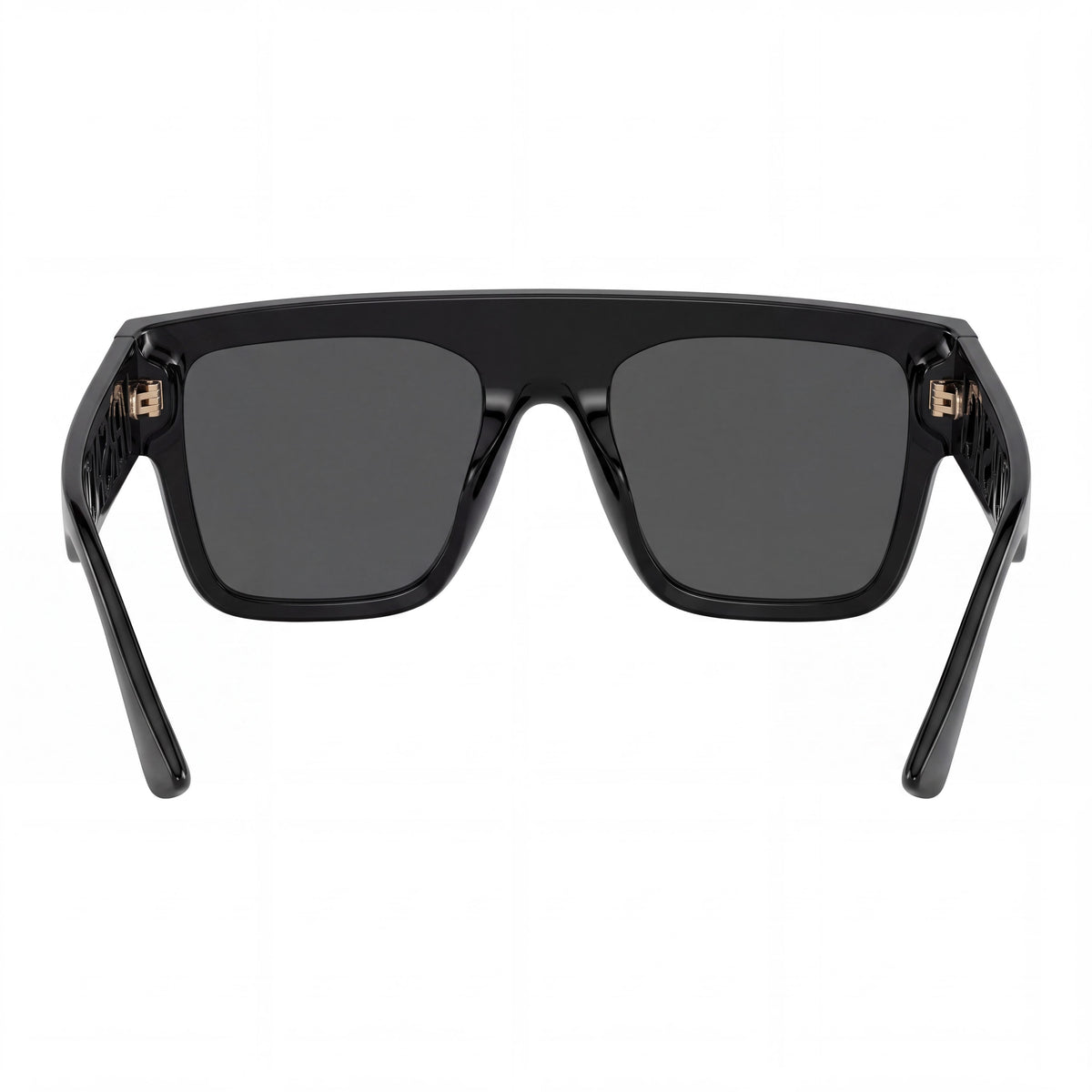 Versace Geometric Unisex Injected Black Dark Grey Prescription-Ready Polycarbonate Eyewear 53-20-140, Photo 3