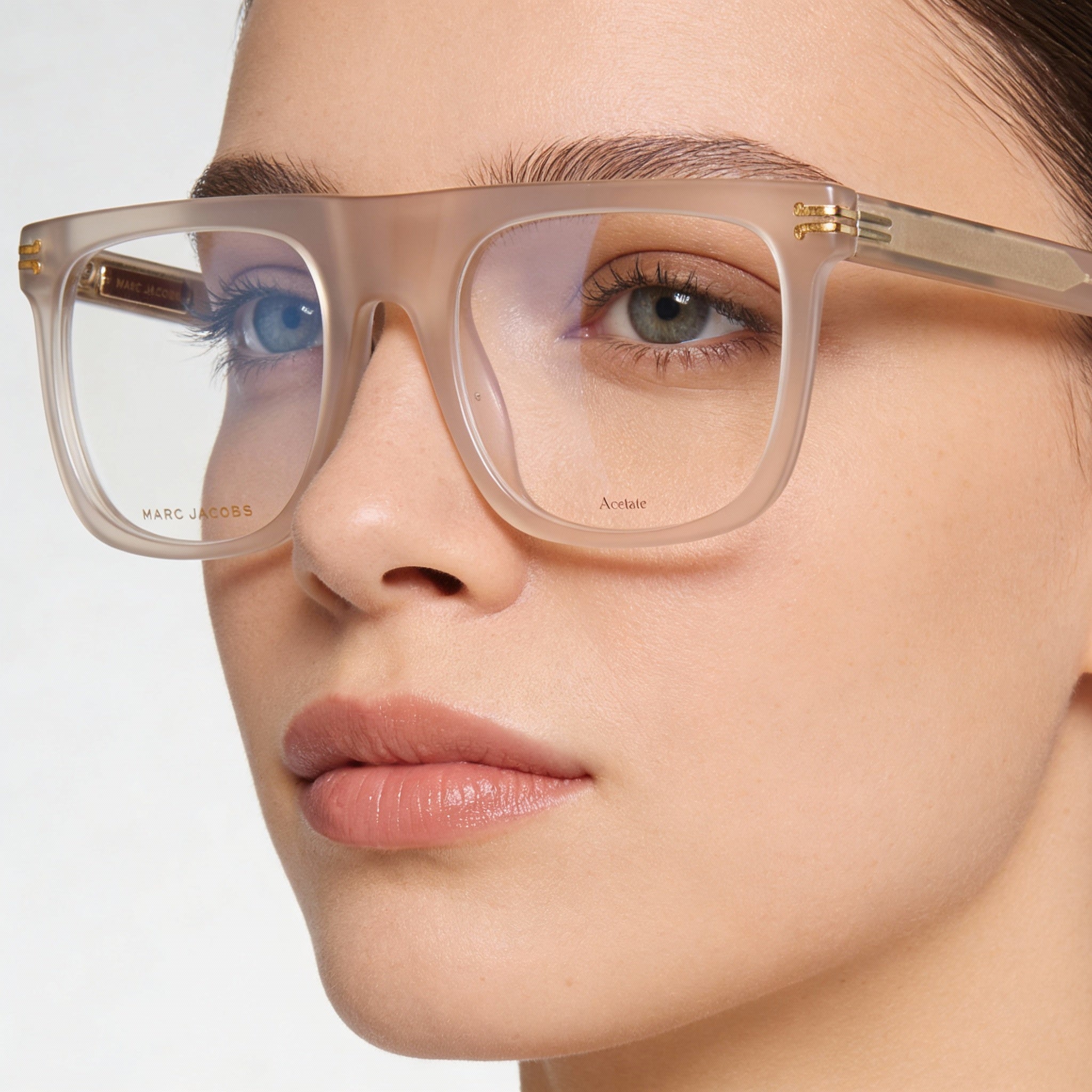 Marc Jacobs Modern MJ 1063 Women's Nude Acetate UV Protection Sunglasses 52mm, Photo 4