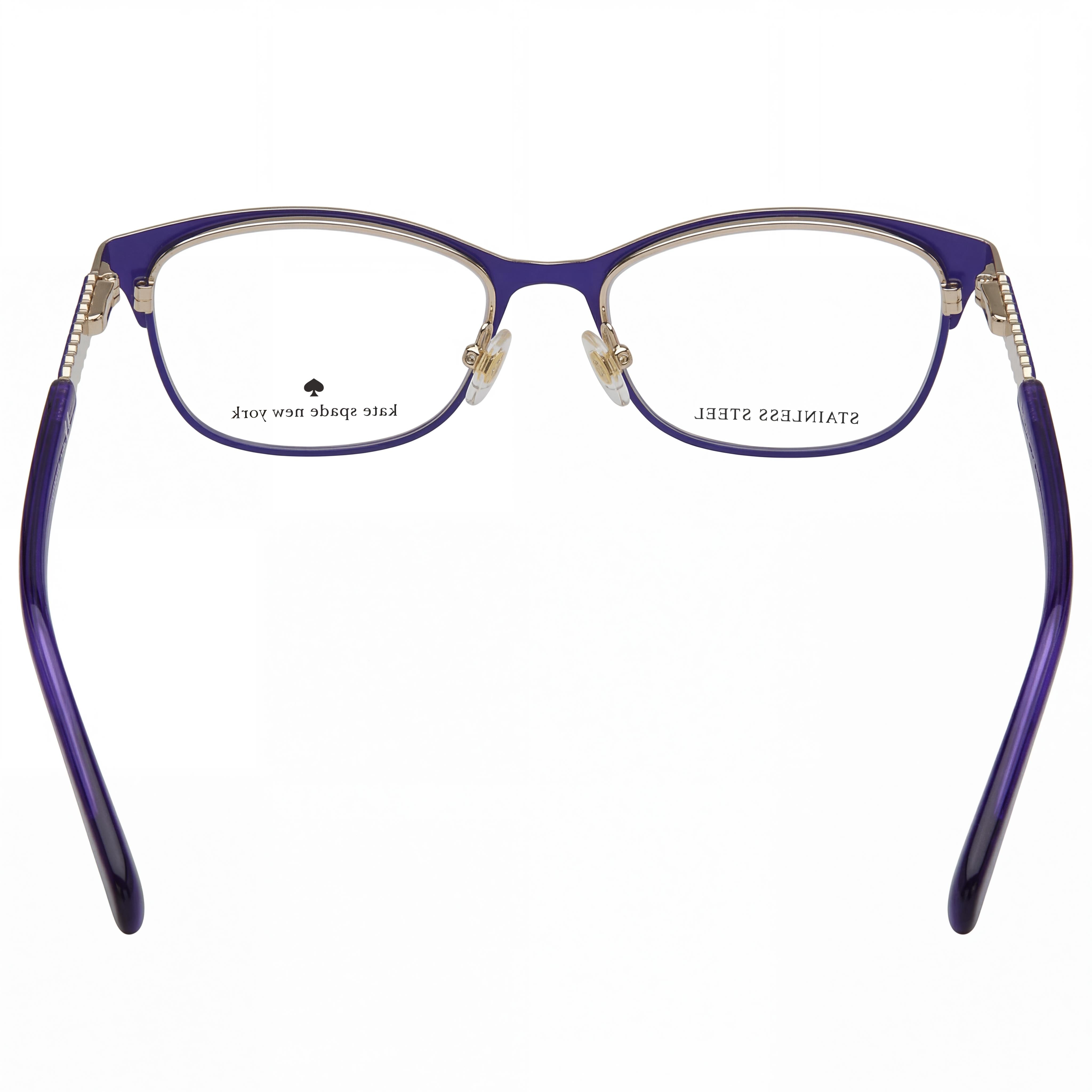 kate spade new york Modern Women's Black Stainless Steel Polycarbonate Non- Eyeglasses 47mm, Photo 3