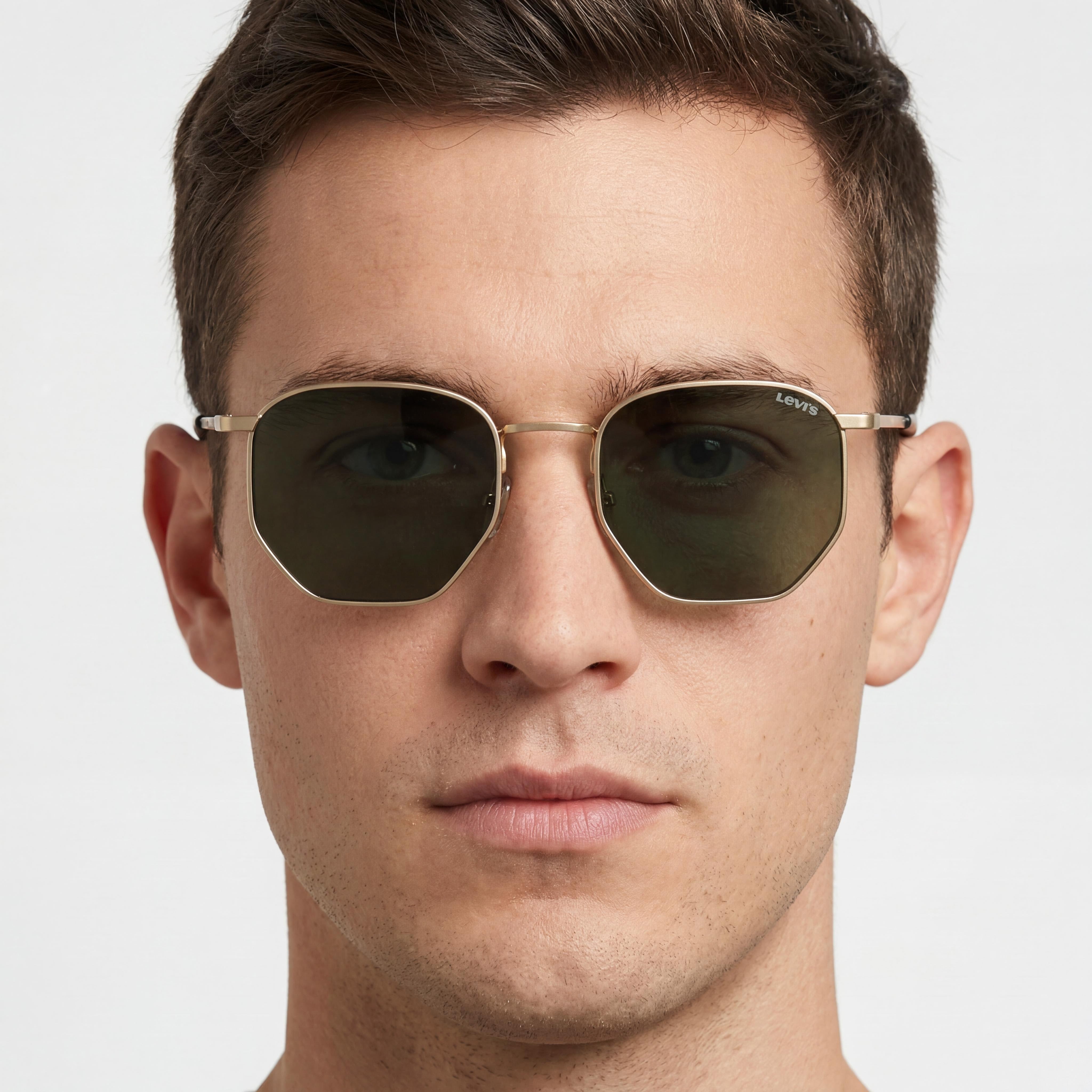 Levi's Modern Men's Style Eyewear with Metal Frame, UV Protected Polycarbonate Lenses, 51mm Lens Width - 20mm Bridge - 145mm Temple Length, Photo 5