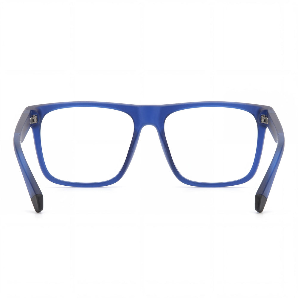 Polaroid Casual. Men's Matte Blue Eco Polyamide Frame Non-Polarized Plastic Lens Sunglasses 56mm