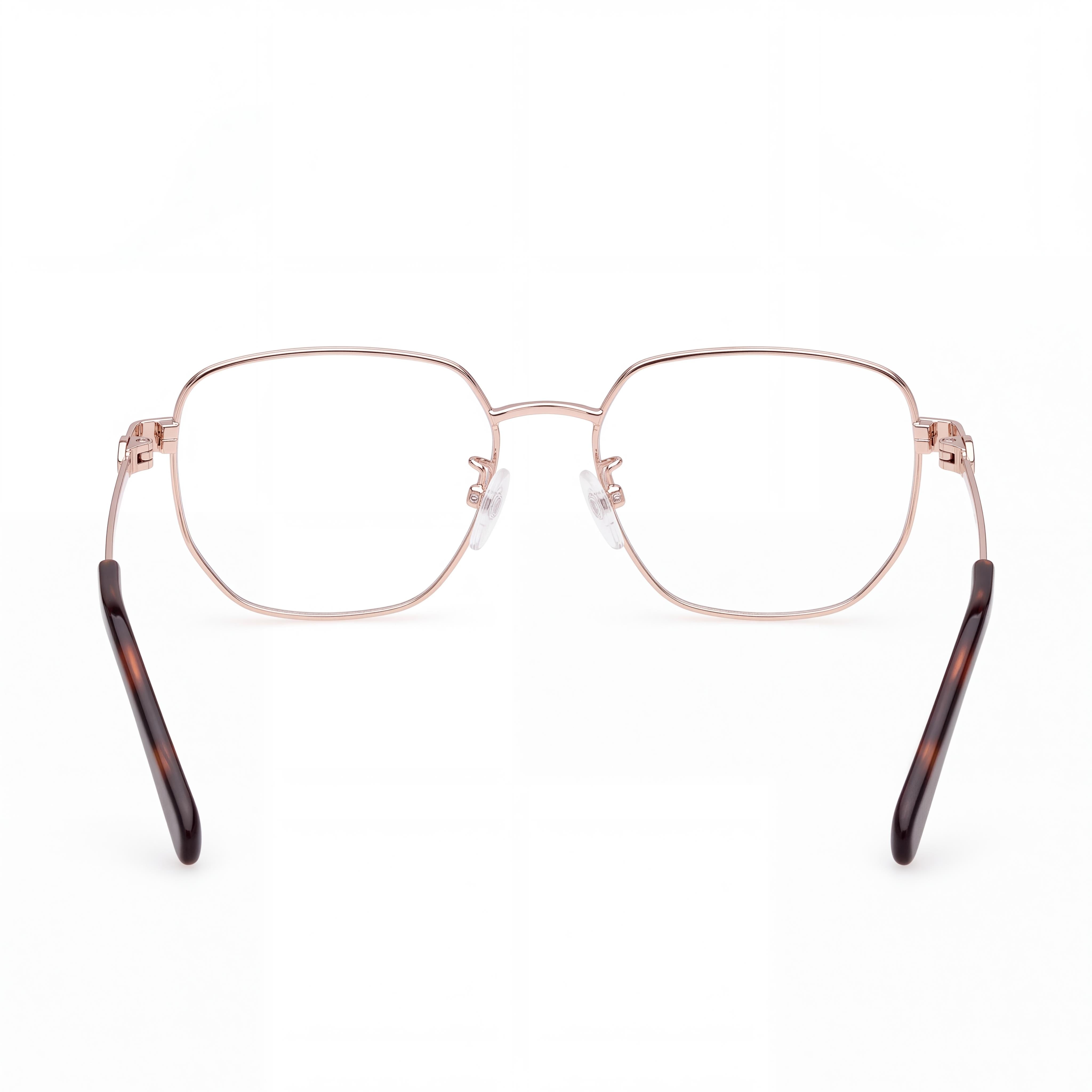 adidas Originals Or5112-d Unisex Metal Frame Eyeglasses in Rose Gold, with Polycarbonate Lenses, Size 52, Photo 3