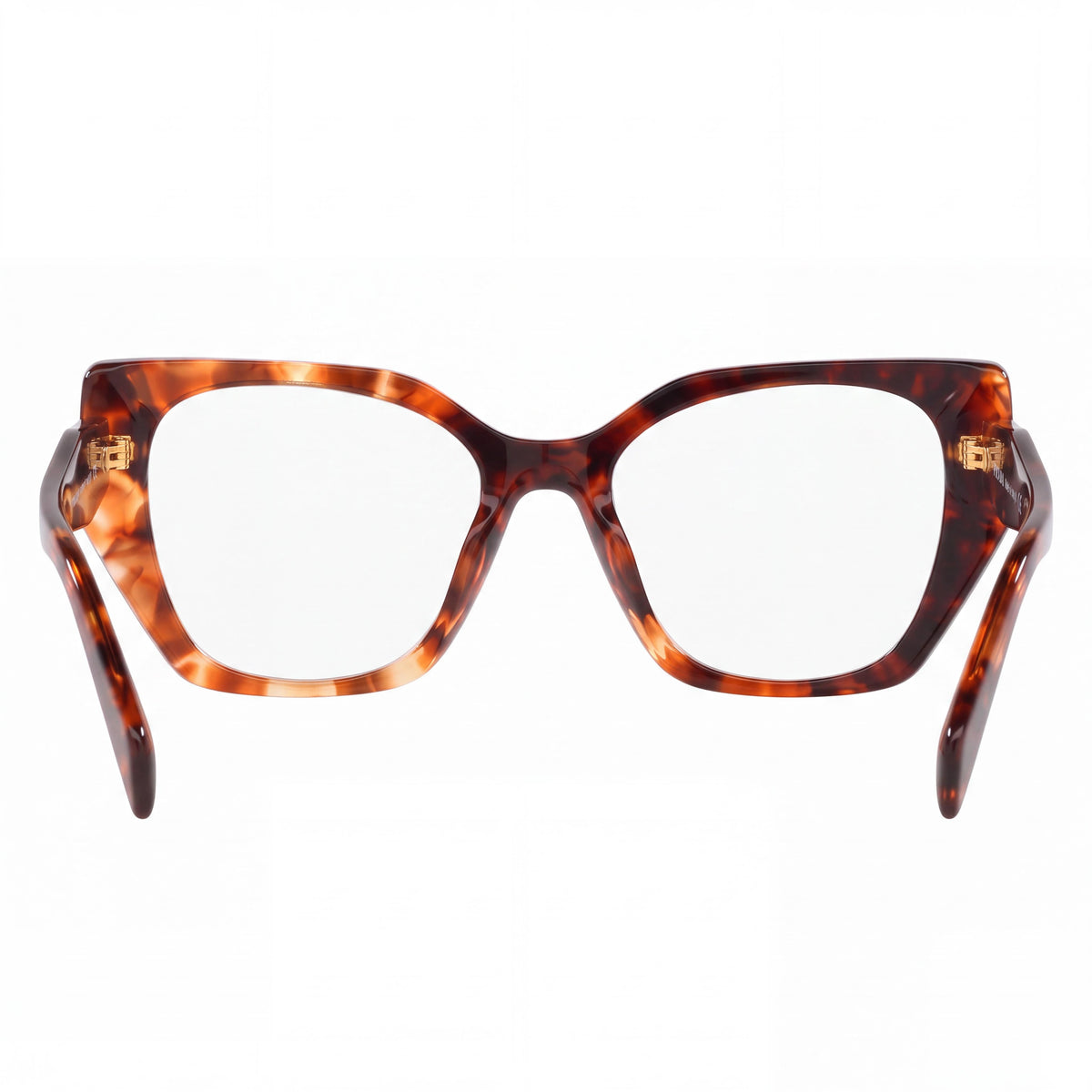 Prada PR 18WV Women's Oval Plastic Caramel Tortoise Havana 52mm Non- Demo Lenses Optical Frames, Photo 3
