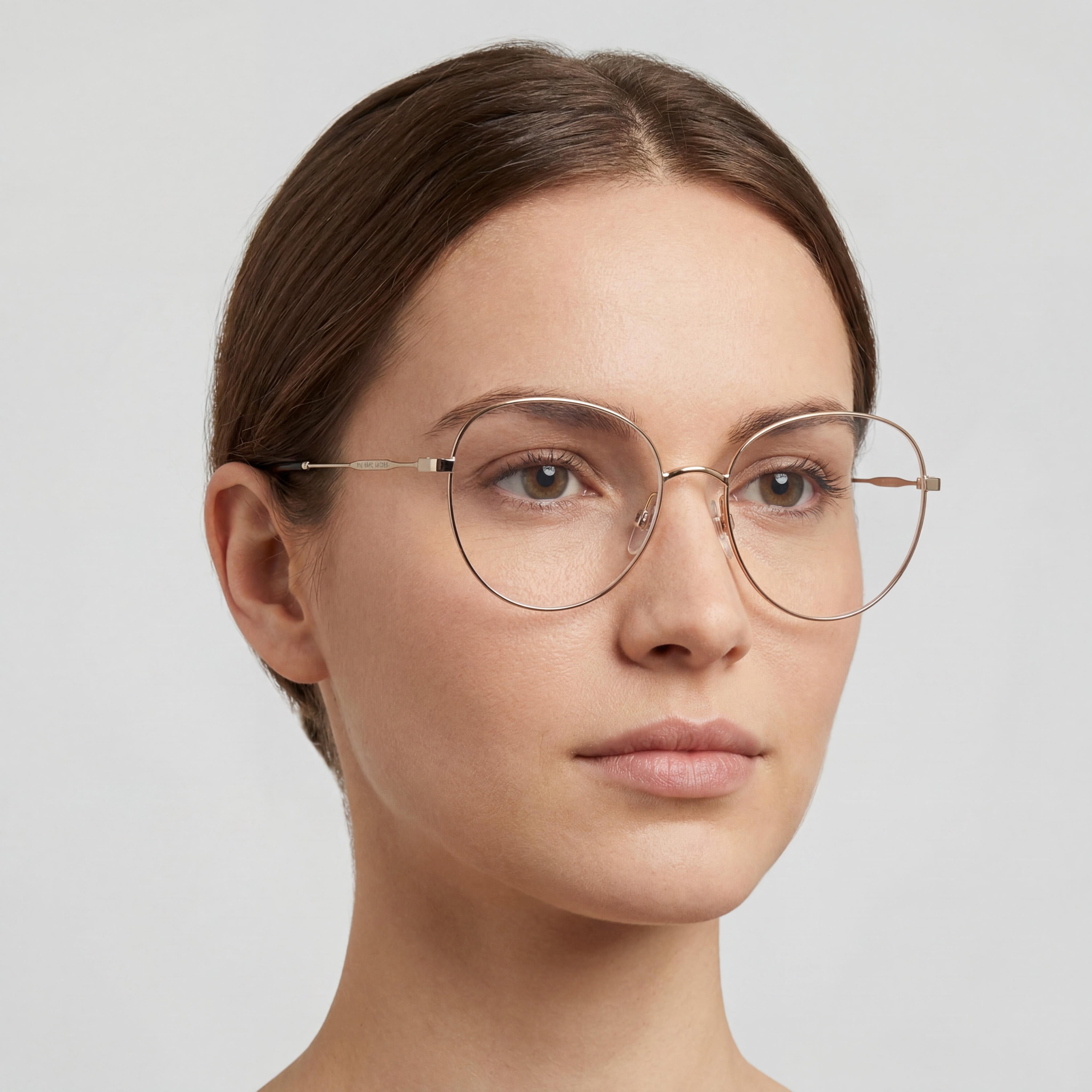 Gafas de Metal Redondas/Ovaladas Marc Jacobs MARC 590 para Mujer en Oro, con un Ancho de Lente de 54mm, Photo 4