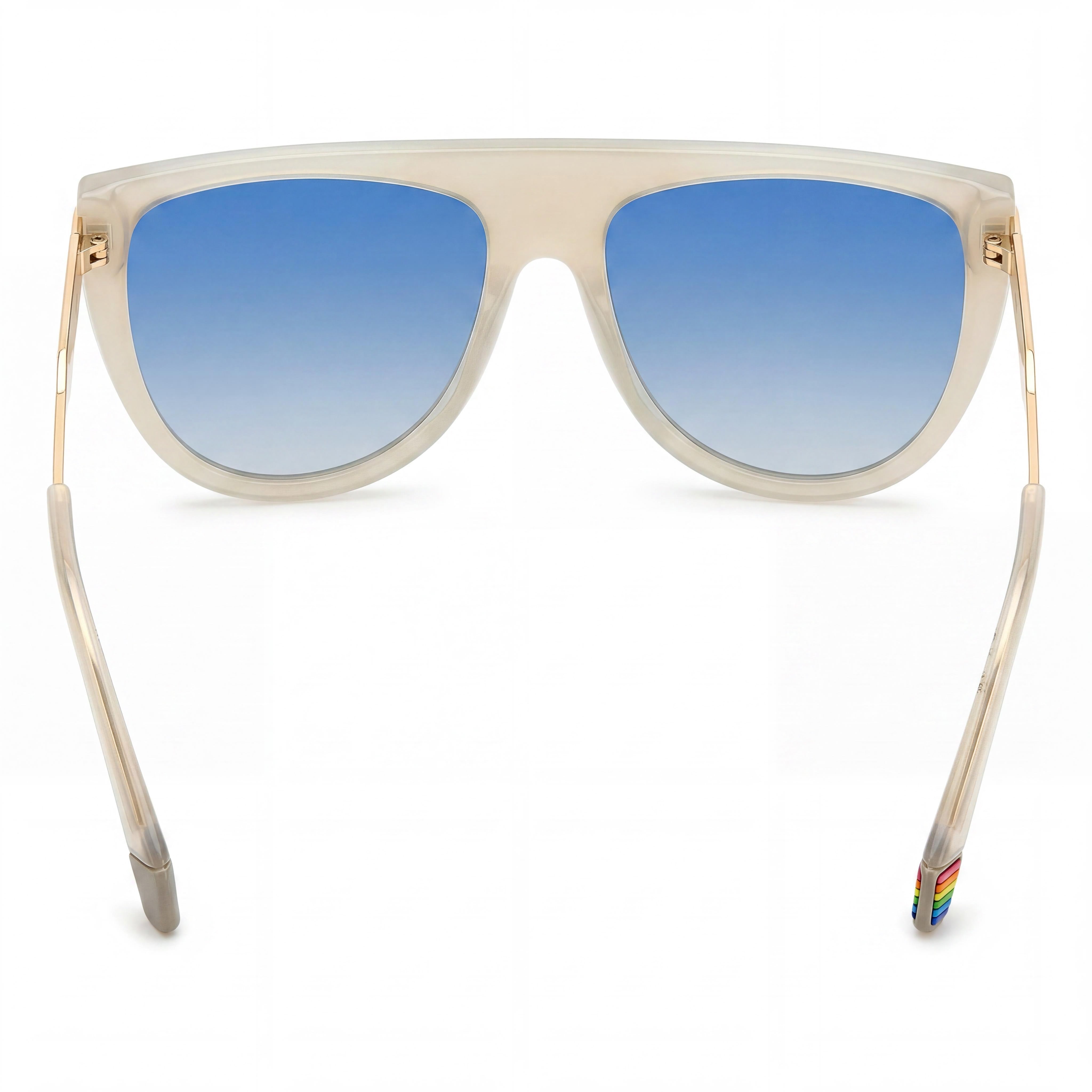 Gafas de sol Polaroid PLD 6221/S/X para mujer, de policarbonato ecológico beige, con protección UV 100%, 57 mm, Photo 4