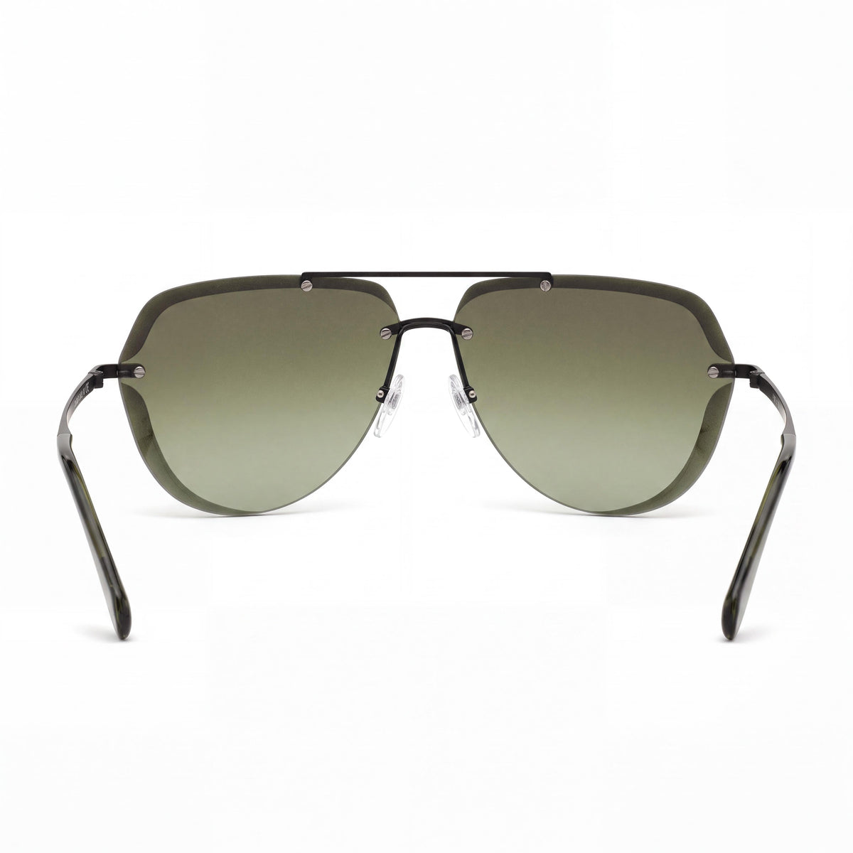 adidas Originals OR0018 Unisex Casual Sunglasses, Black Metal Frame, Green Gradient Lenses 63mm, Photo 3