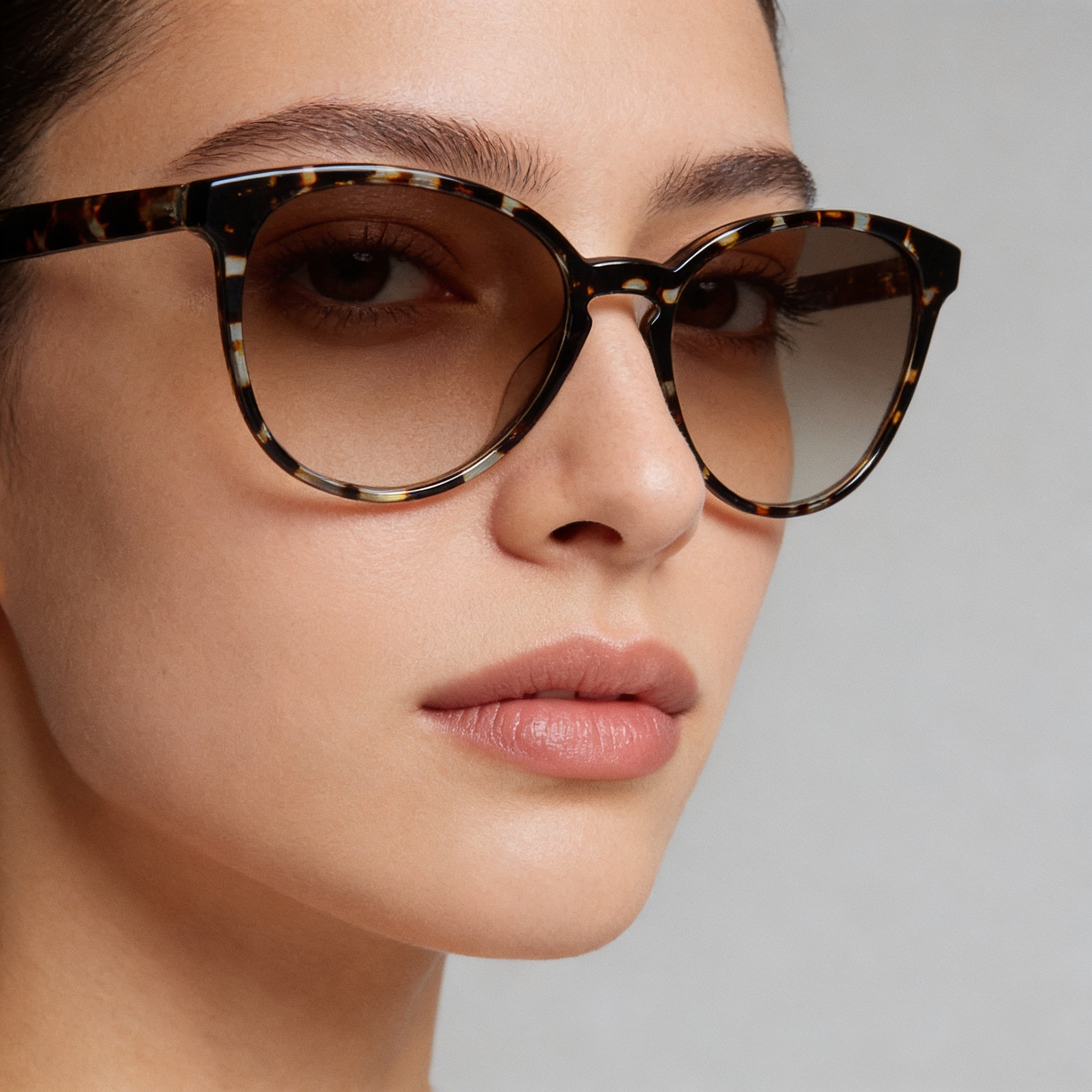 Gafas de sol Longchamp LO647S para mujer, de acetato y protección UV, color Havana Aqua Brown, 53 mm, Photo 3