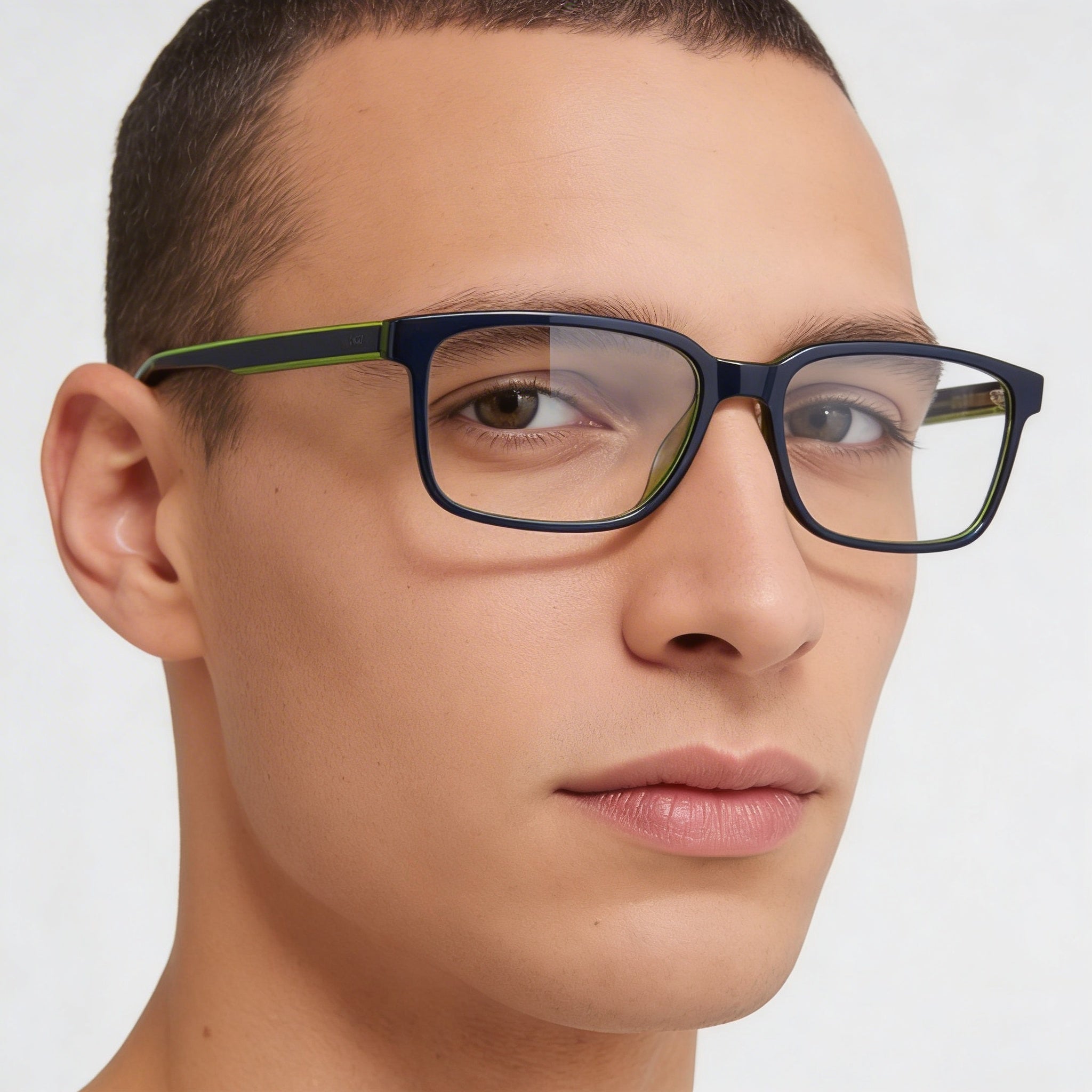 Gafas de sol Hugo Boss Audio Systems Modern para hombre con montura de acetato y lentes de policarbonato azul verdoso de 53 mm, Photo 4